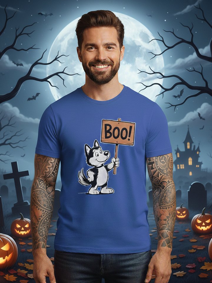 Boo Husky T-Shirt product image (1)