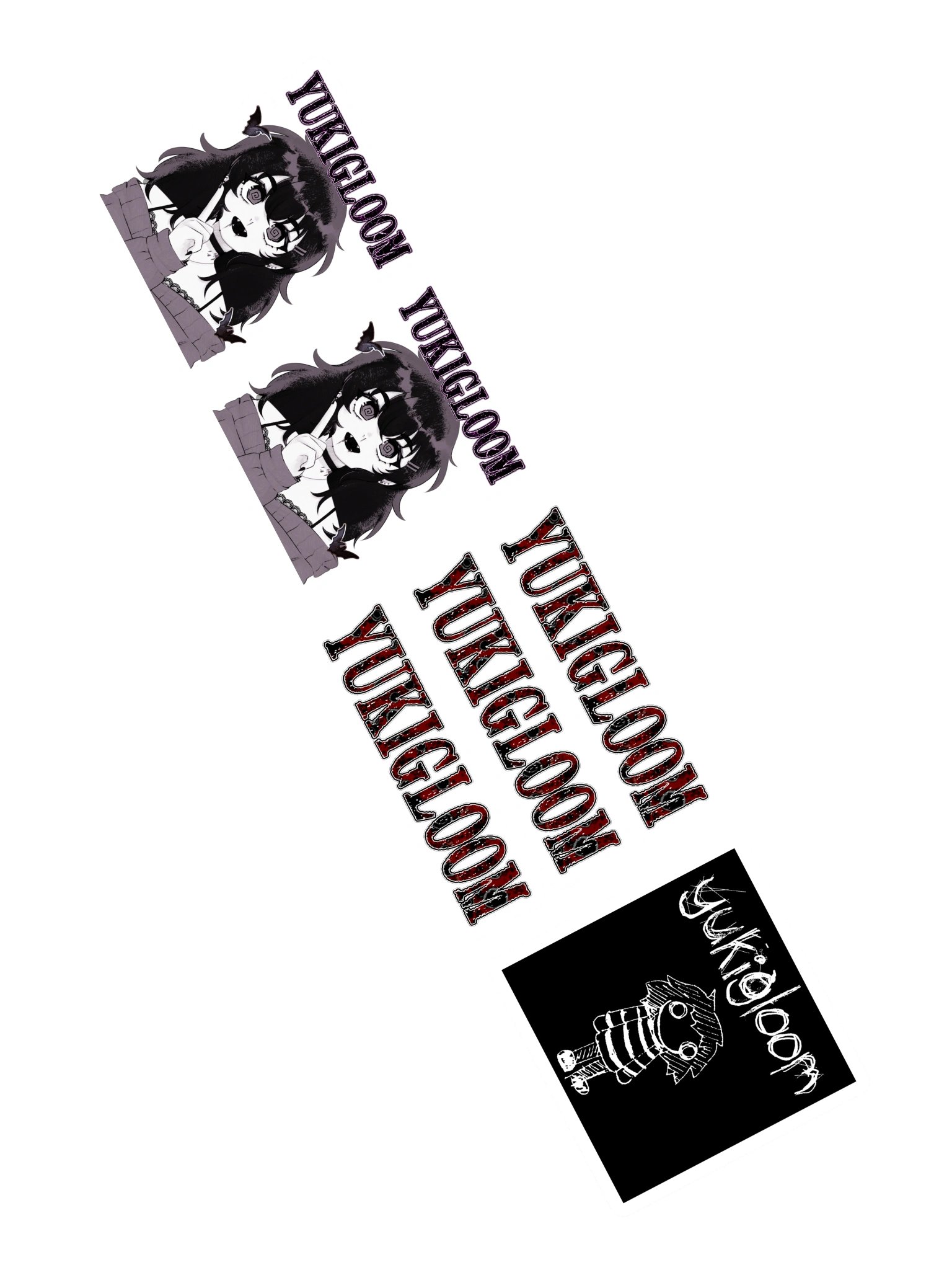 YUKIGLOOM STICKER SHEET product image (2)