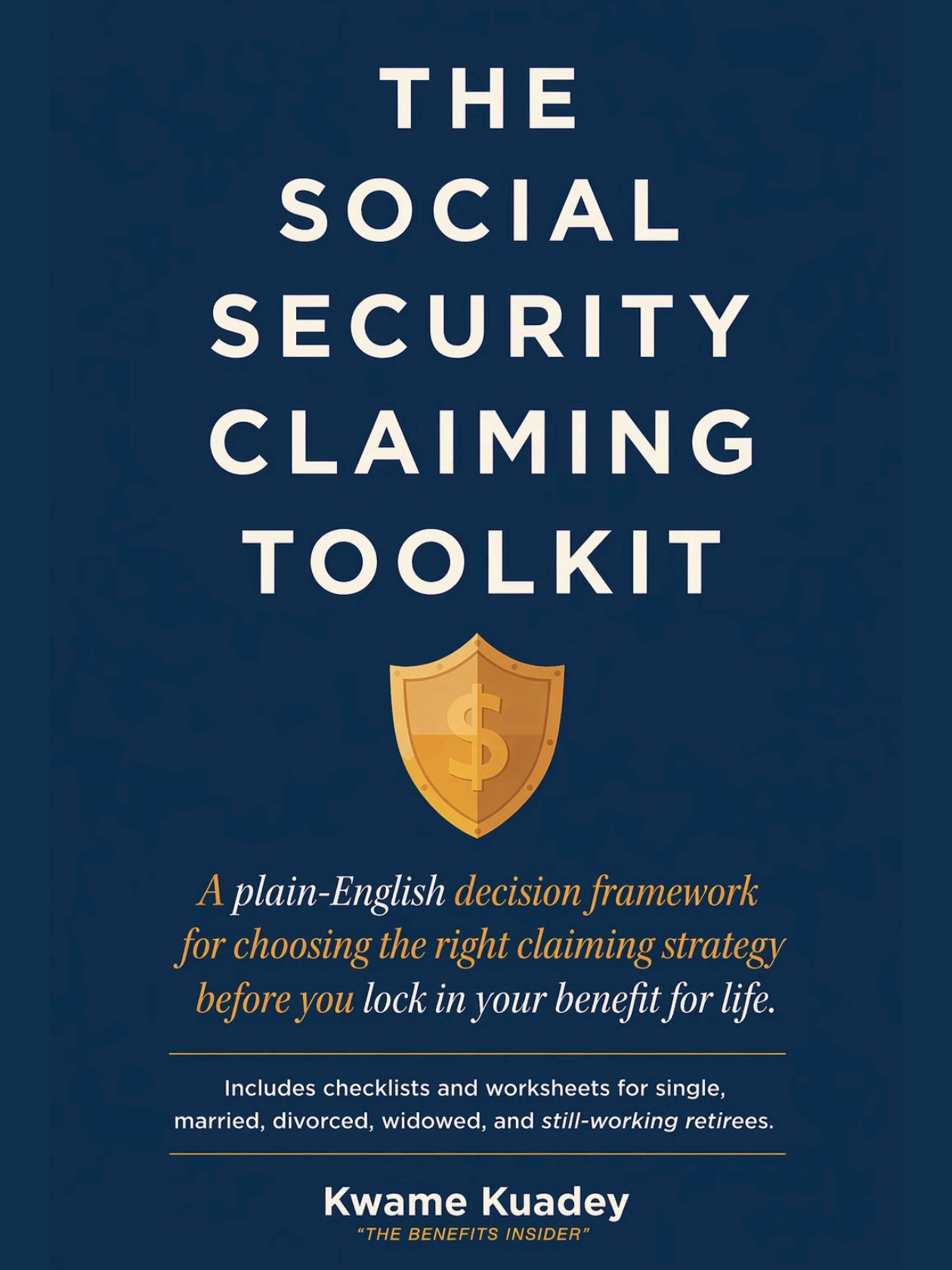 Social Security Claiming Toolkit + Private Strategy Session with Kwame product image (1)