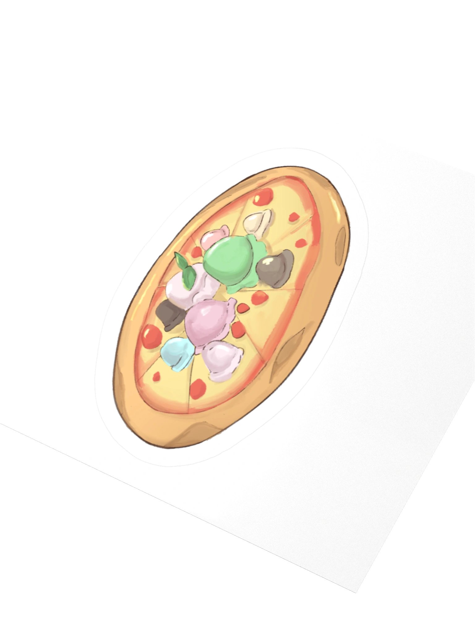 Pizza Ice Cream - Sticker product image (5)