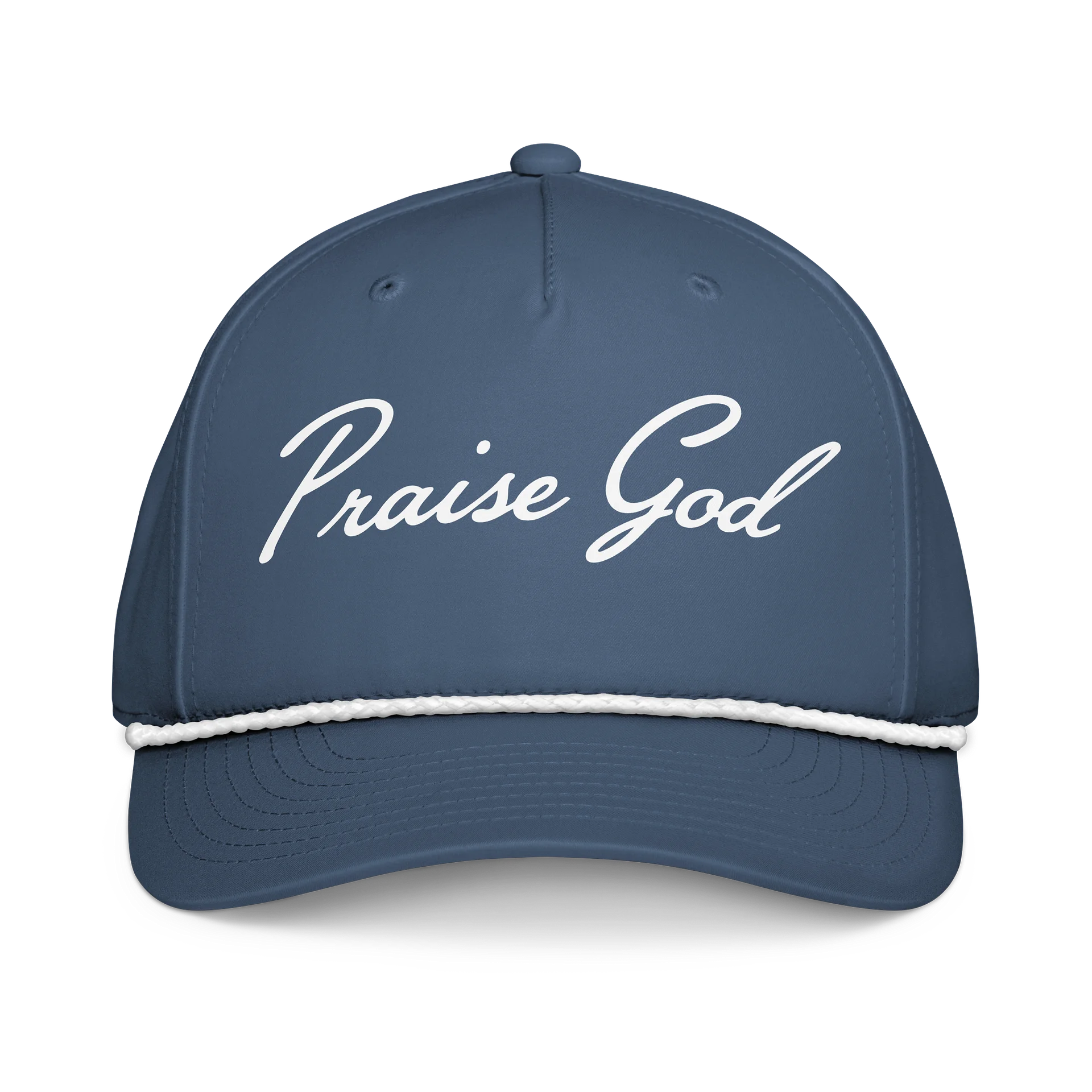 PRAISE GOD ESSENTIAL GOLF ROPE HAT - LIGHT BLUE product image (1)