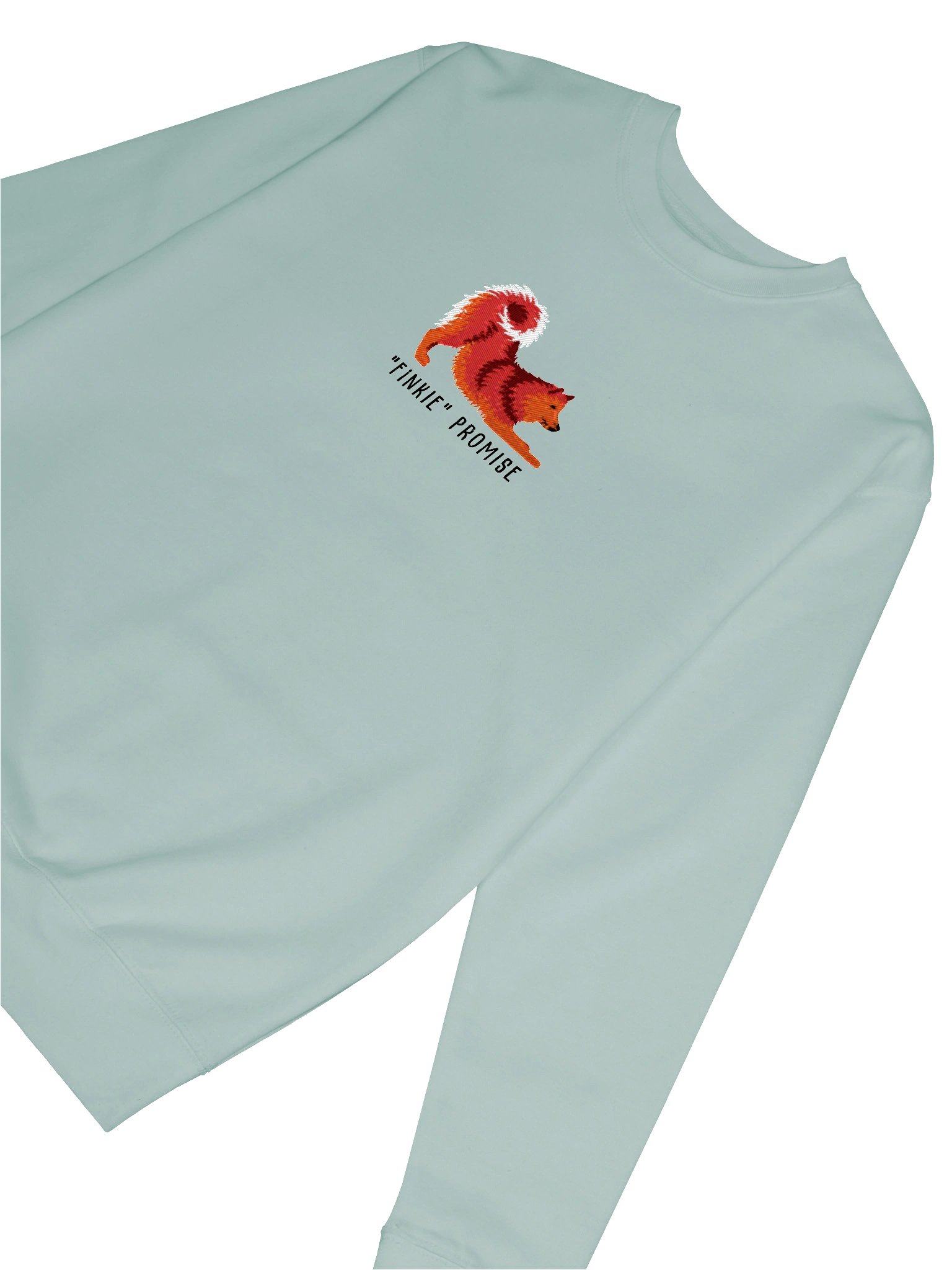 Finkie Promise Sweatshirt (Embroidered) of a Finnish Spitz(Red) product image (48)