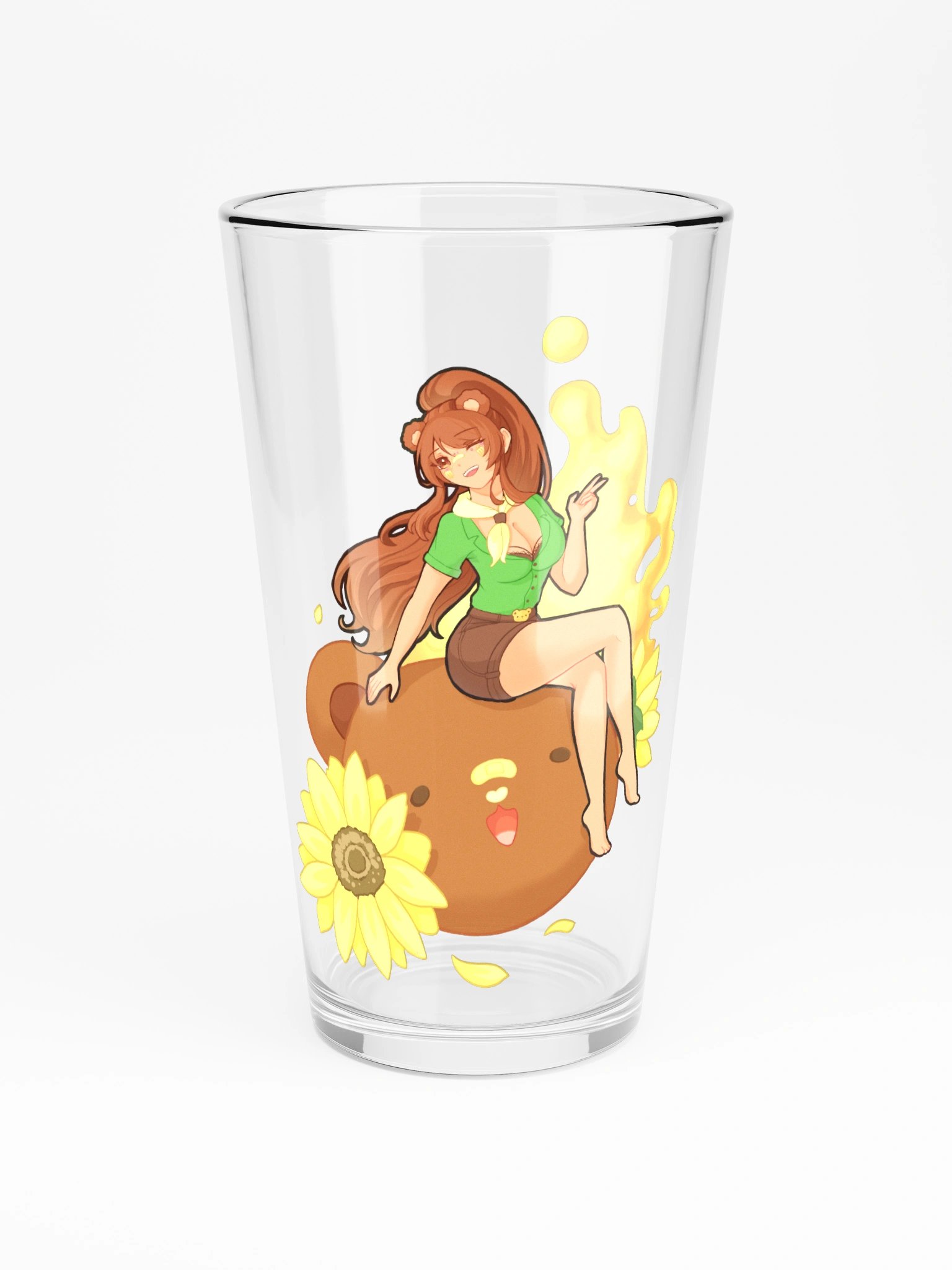 Bear's Anime Pint Glass product image (3)