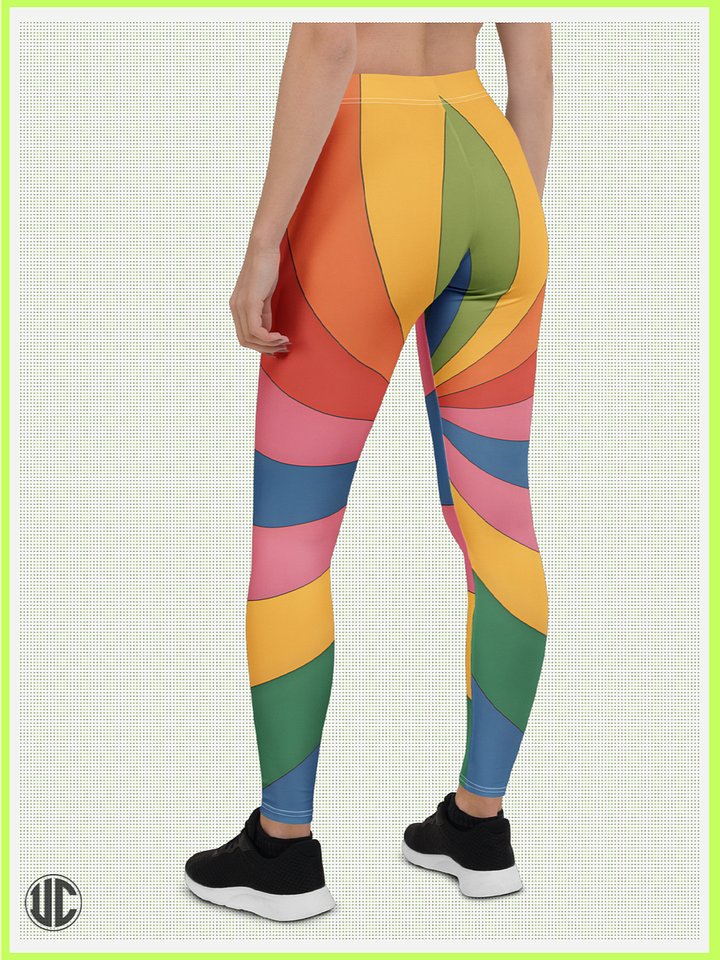 Retro Swirl – Women’s Leggings product image (2)