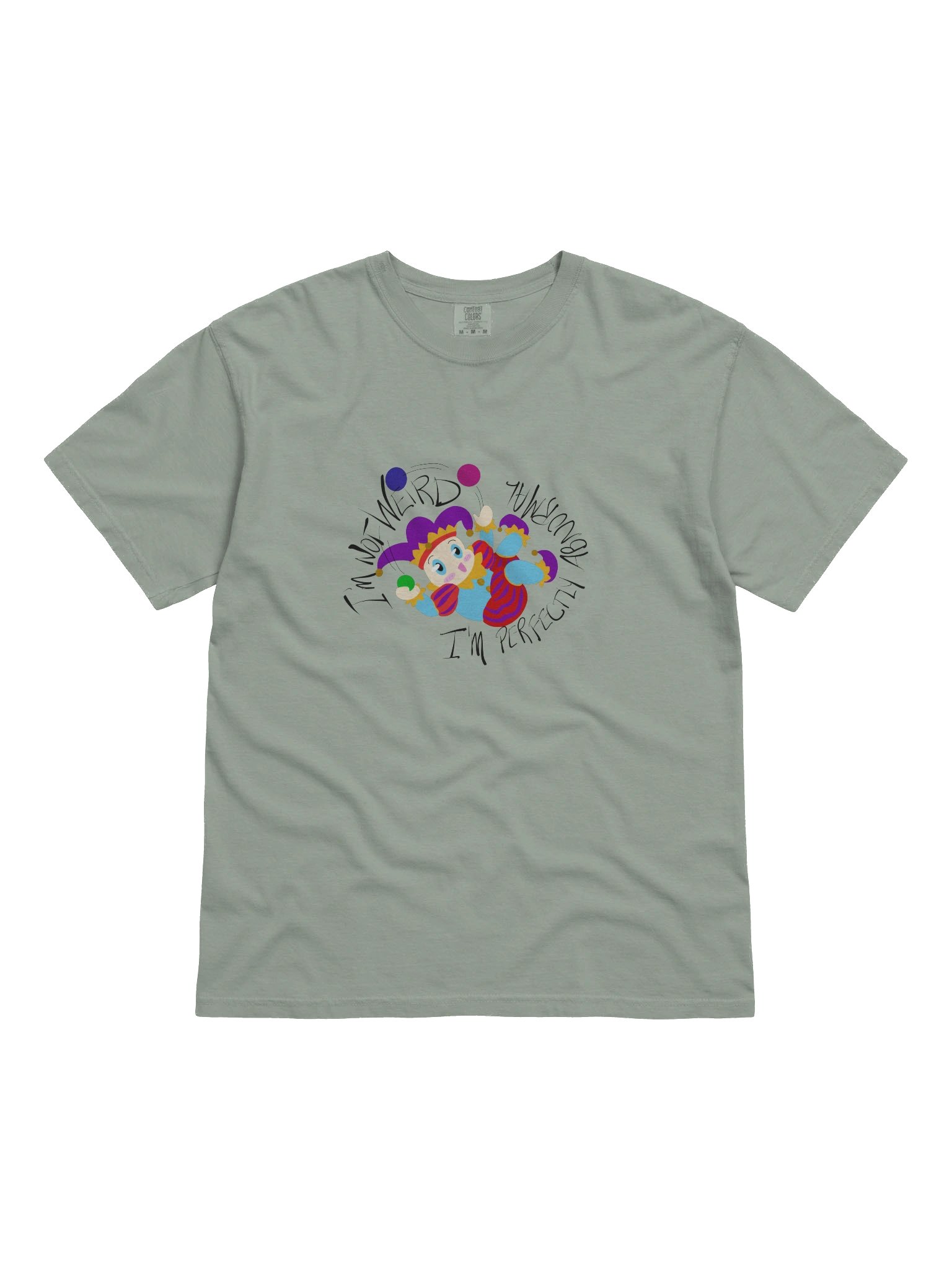 I'm not weird (heavyweight tee) product image (1)