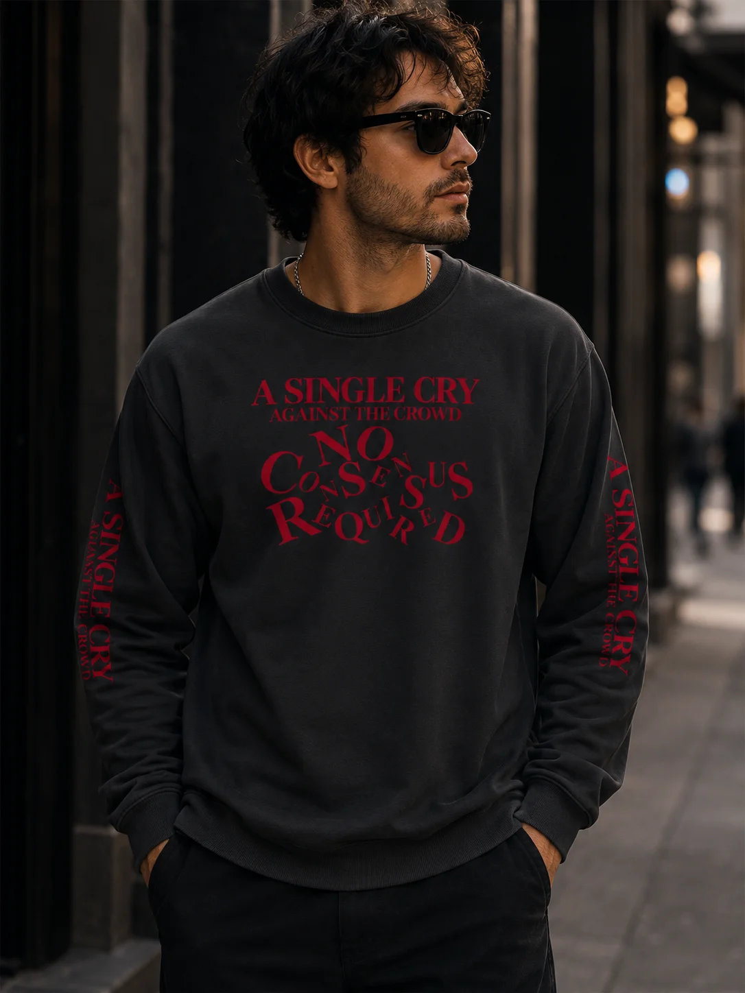 No Consensus Required — Signature Heavyweight Crewneck product image (2)