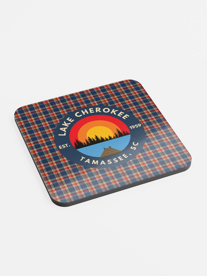 LC Plaid Sunset Coasters product image (2)