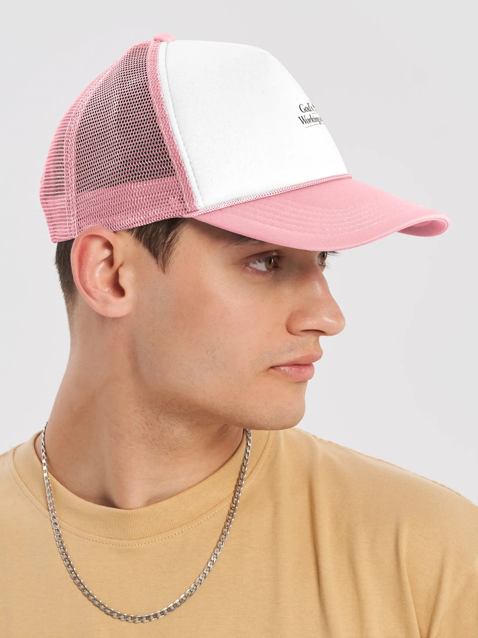 God's Still Working on Me Hat product image (30)