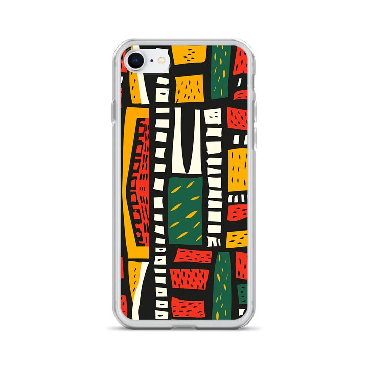 Tribal Harmony Clear iPhone® 7/8, 11, 12, 13, 14, 15, 16, 17, X/XS, SE, XR, Mini, Pro, Pro Max, Plus Cases. product image (1)