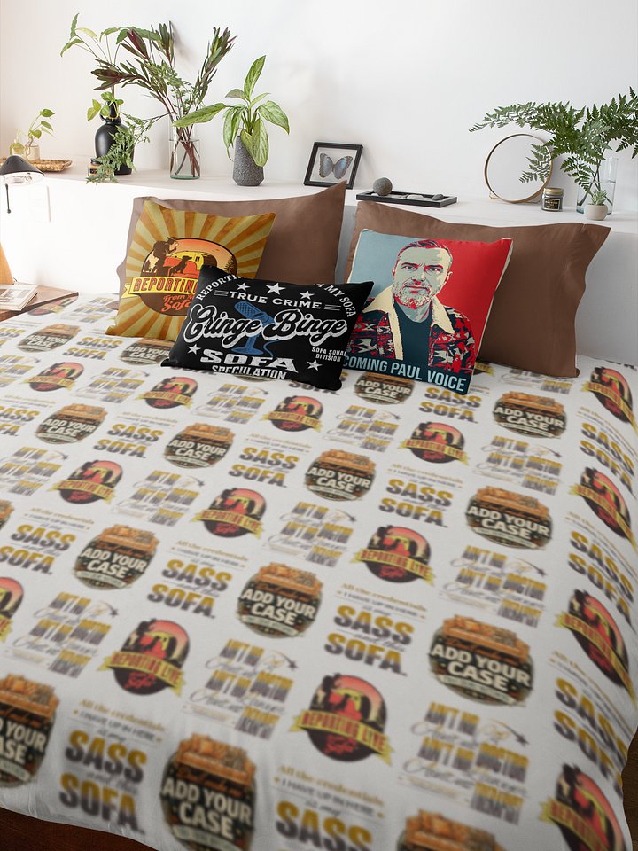 True Crime Throw Blanket Sofa Proclamations Sofa Blanket product image (1)