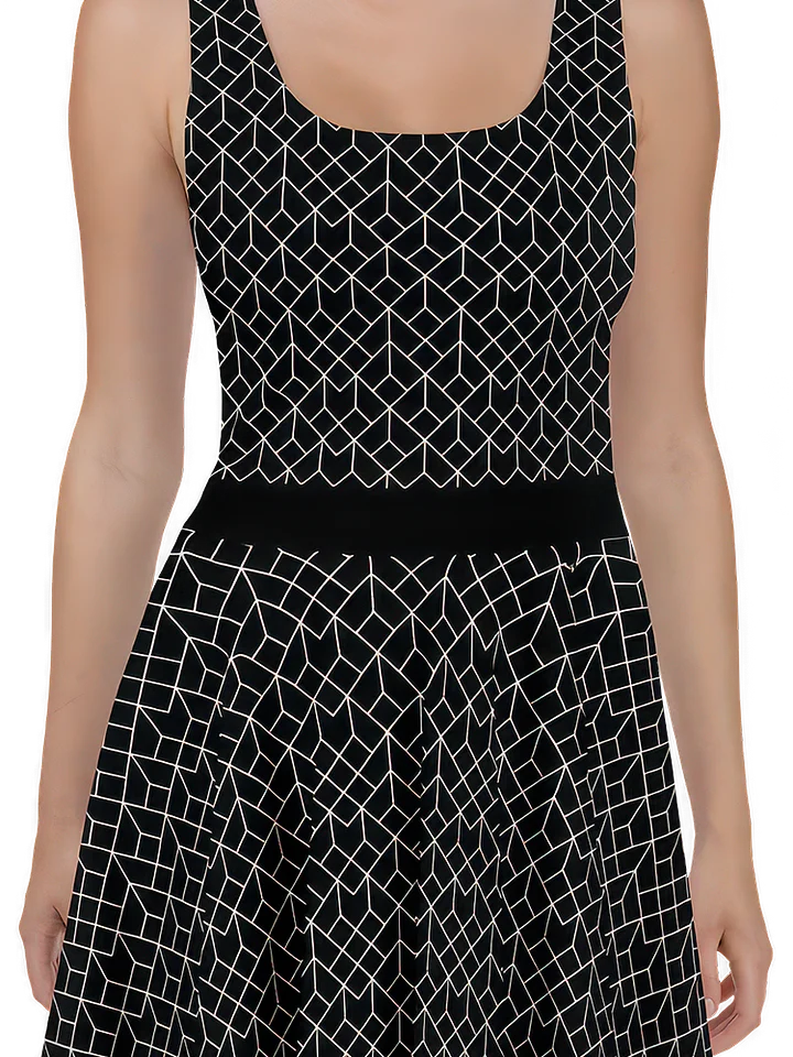 Dark Mesh Pattern Dress product image (2)