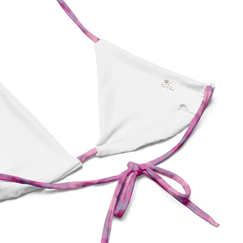 Blush Love Drift – Recycled All-Over Print String Bikini product image (7)