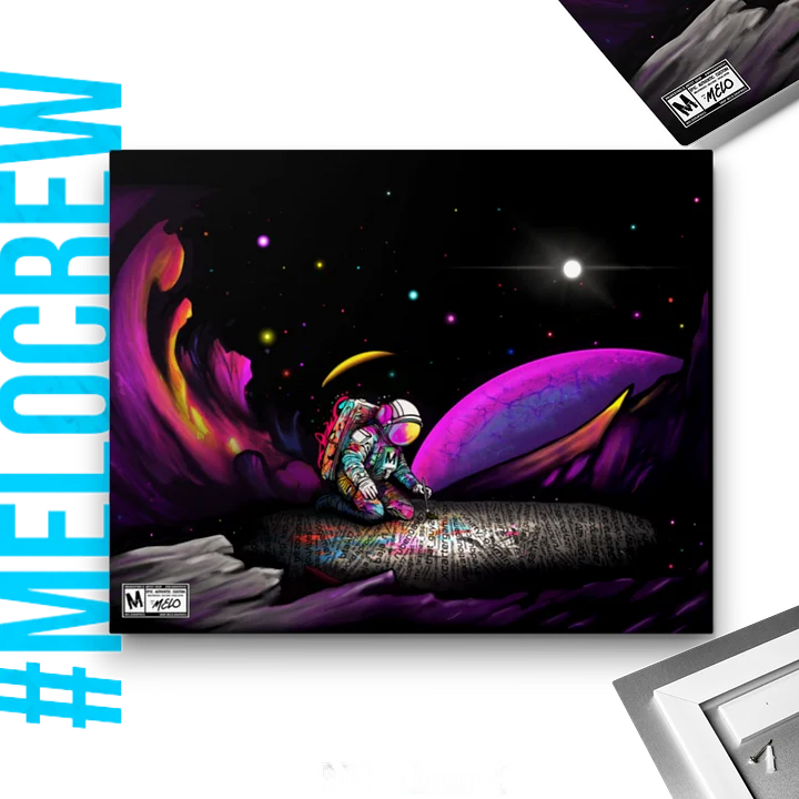 #MELOtober 2023 Personalized MELO CREW Founders - Metal Print | #MadeByMELO product image (1)