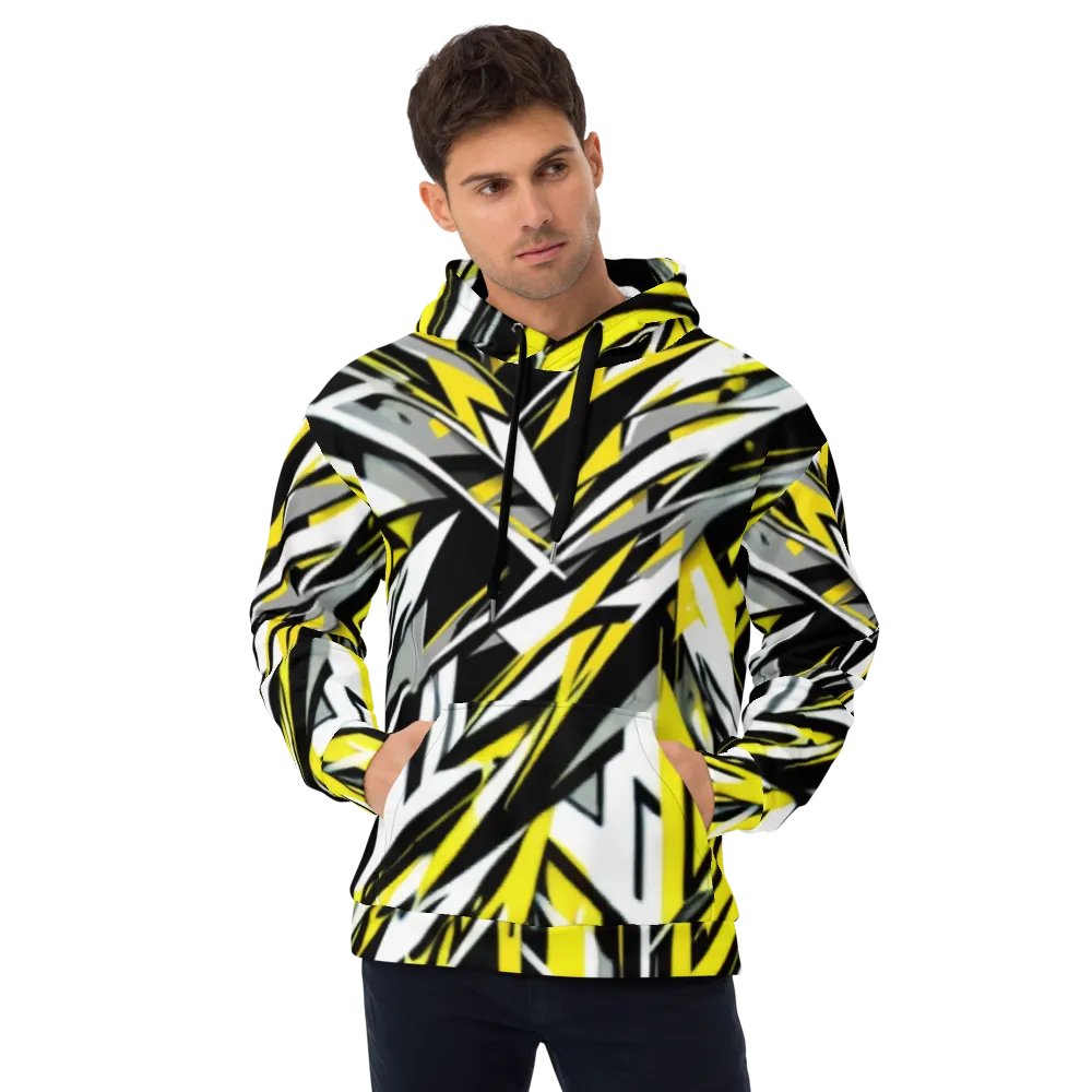 Dynamic Geometric Fusion Unisex Hoodie product image (8)