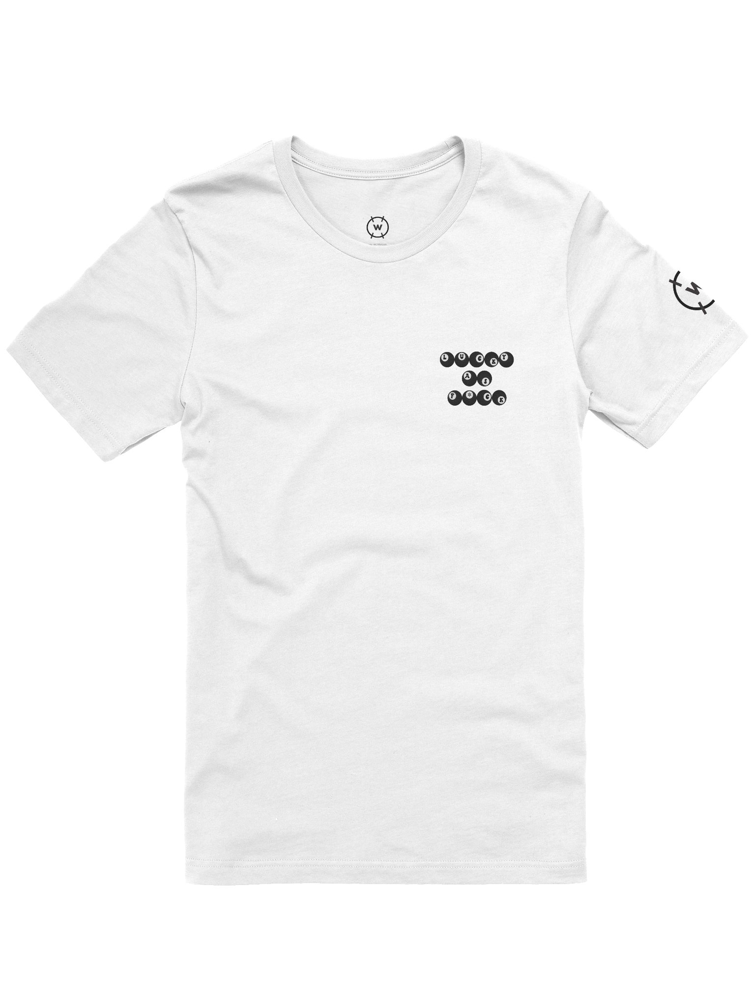Lucky as F*ck Eight Ball Tee product image (1)
