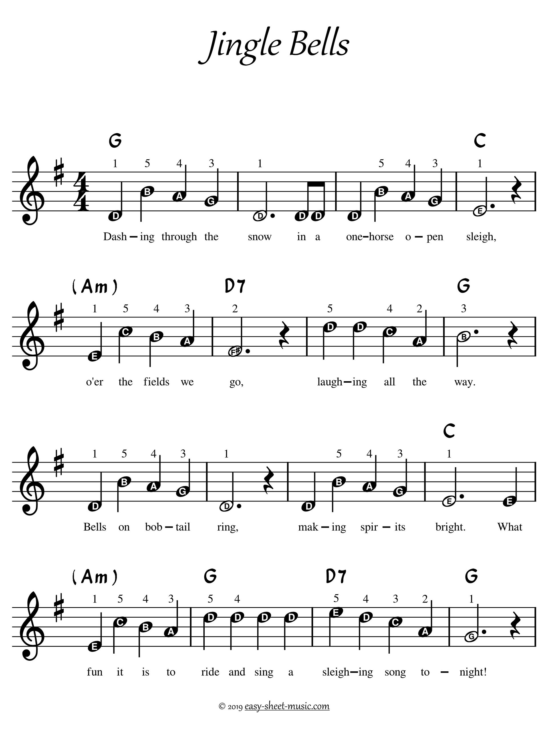 Easy Keyboard Songs: 40 Christmas Carols for Beginners — Sheet Music With and Without Letter Notes product image (2)