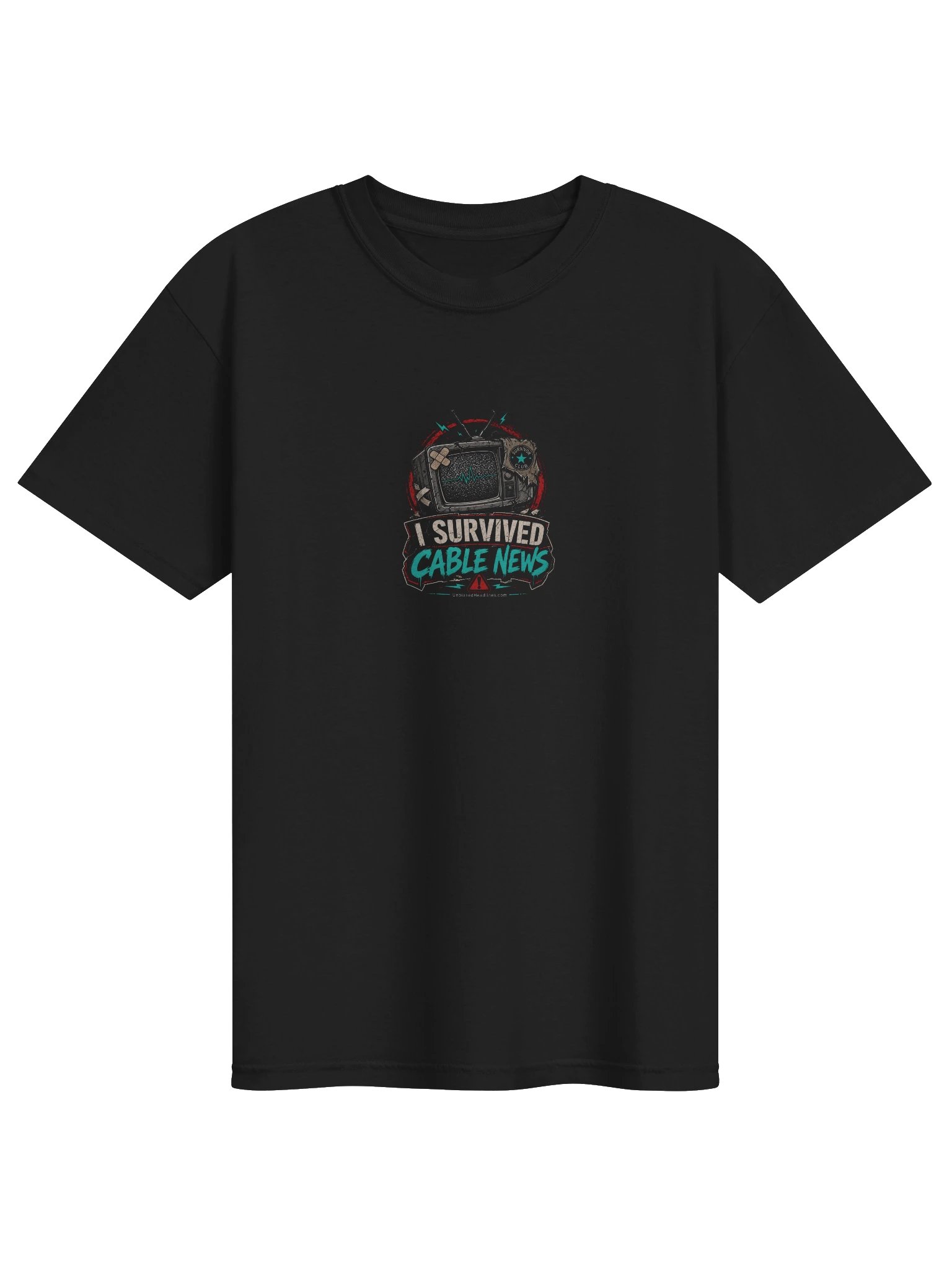I Survived Cable News Tee - Large Front product image (1)