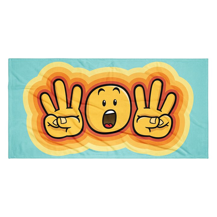 "WOW!" ASL Beach Towel product image (2)