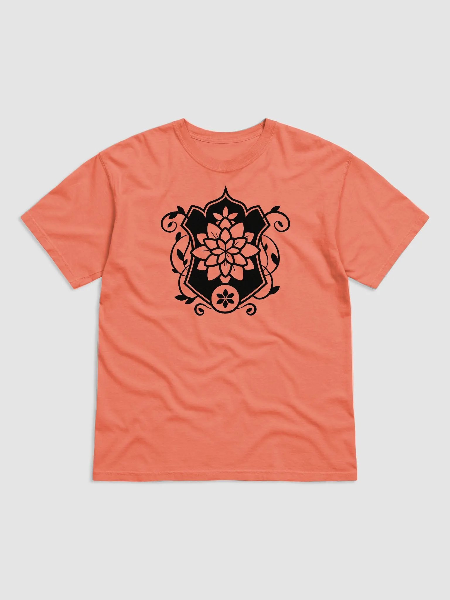 Tangled Blessings: Dahlias House Soft T-Shirt (Black) product image (9)