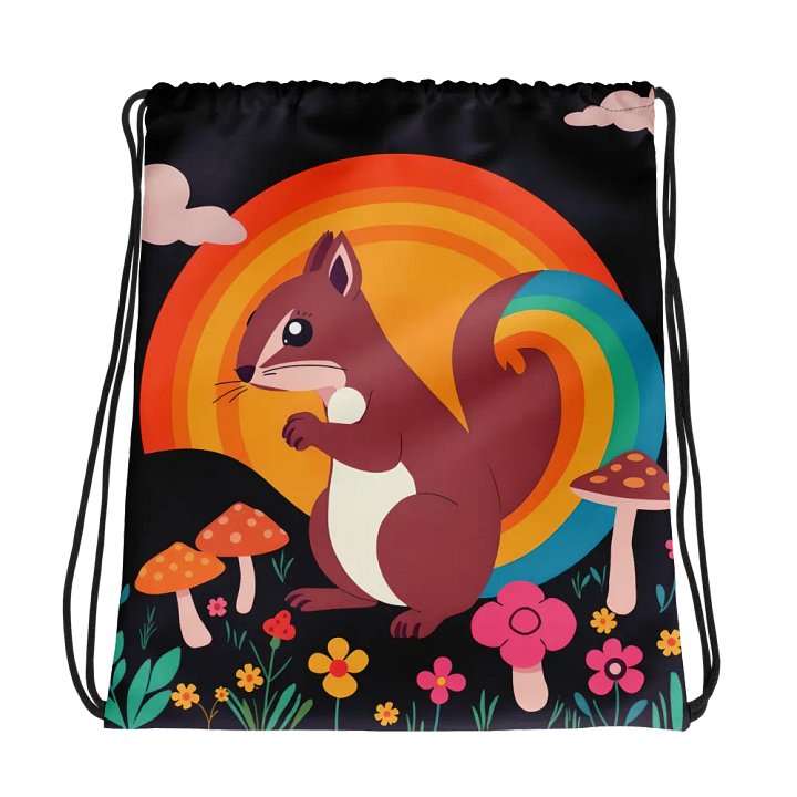 Whimsical Woodland Adventure Drawstring Bag product image (1)