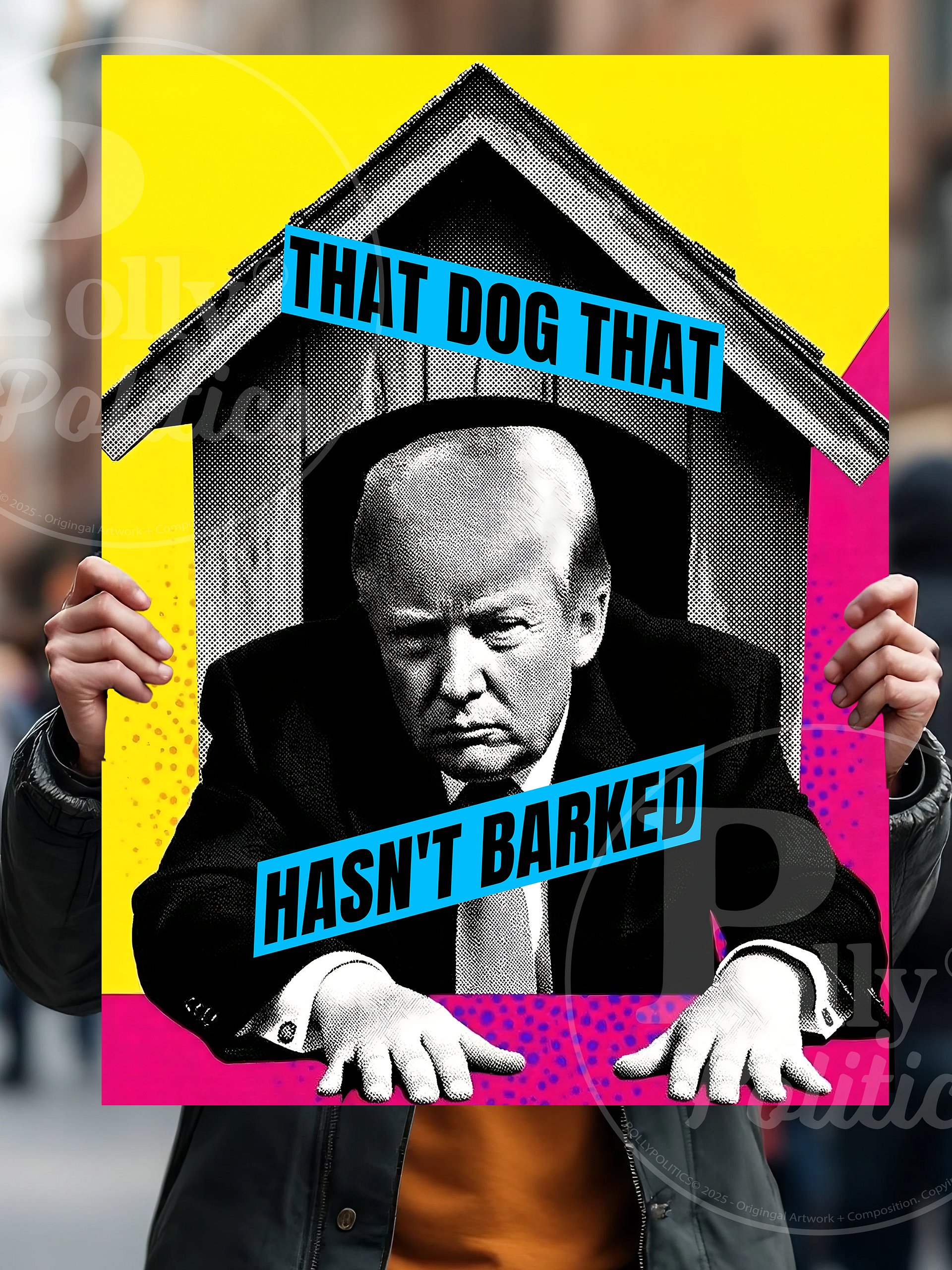 The Dog That Hasn't Barked Release All The Files Protest Poster product image (2)