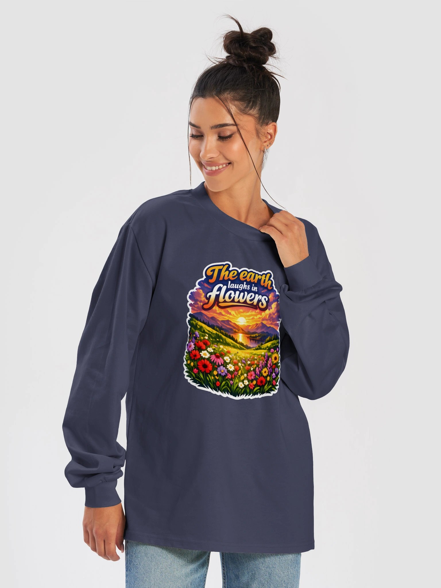 The Earth Laughs in Flowers Long Sleeve product image (28)