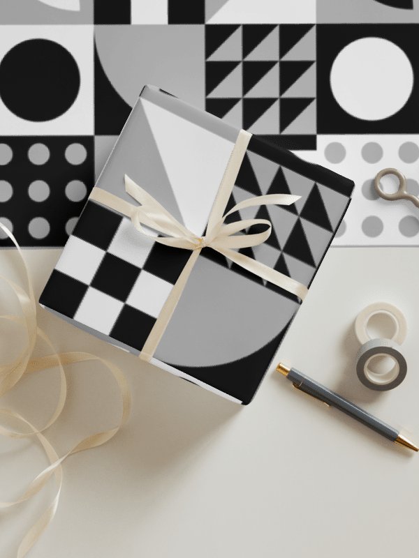 Geometric Pattern Wrapping Paper Sheets (3) product image (2)