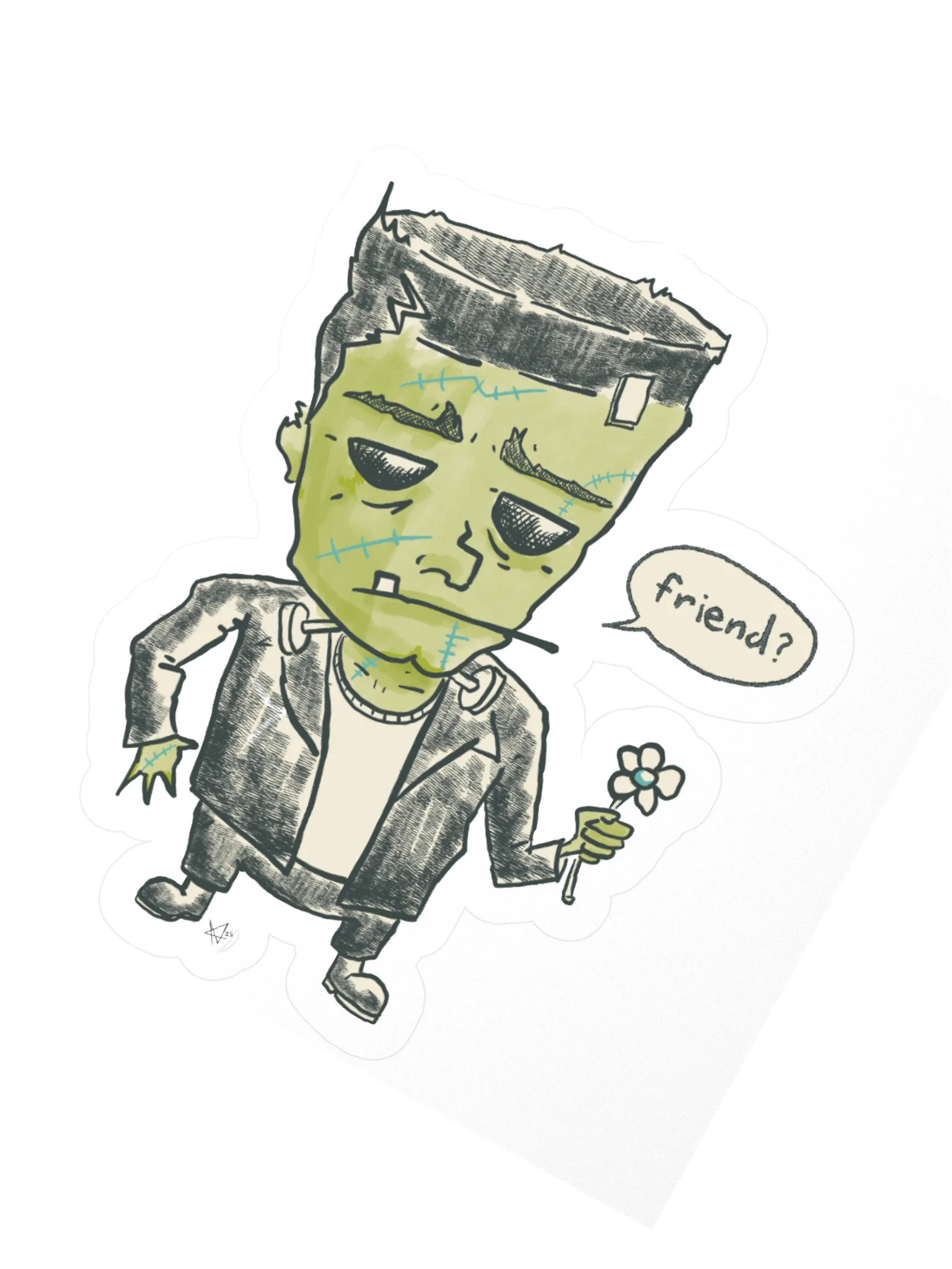 Frankee Friend Sticker product image (6)