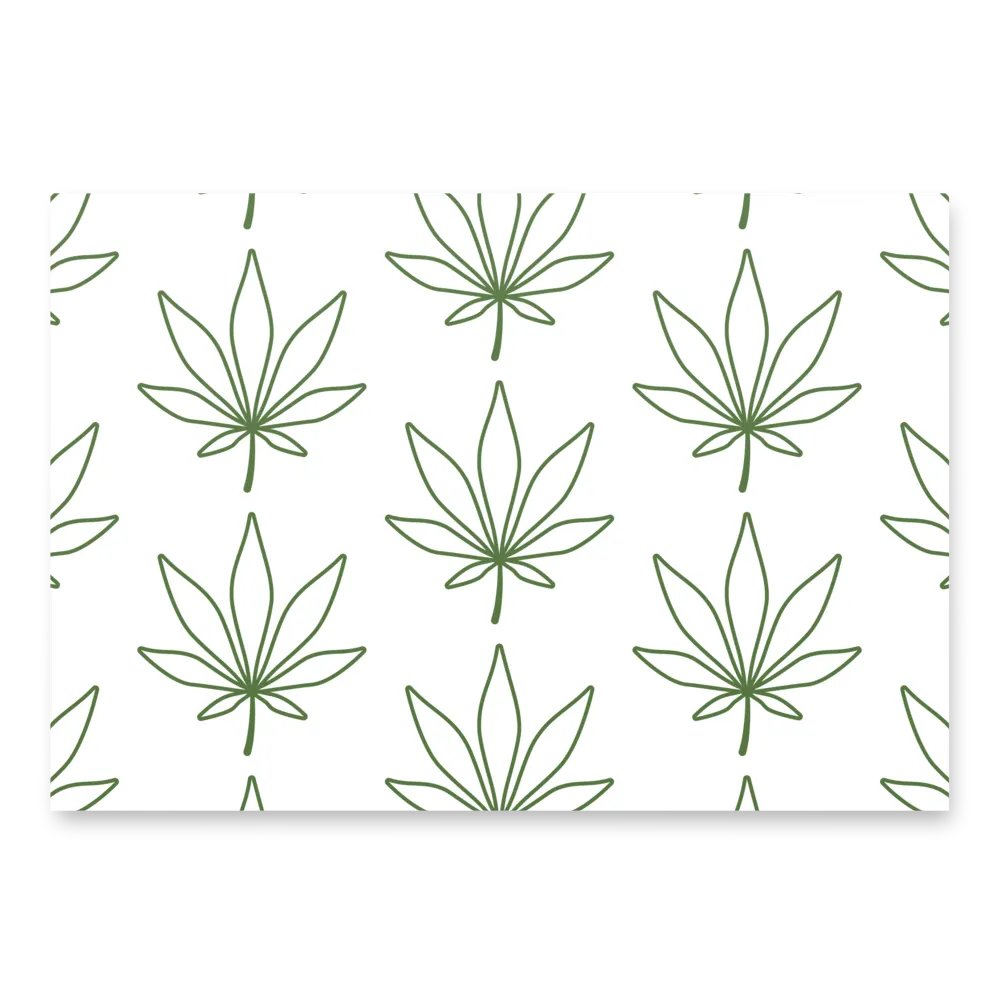 Cannabis Leaf Wrapping Paper product image (1)