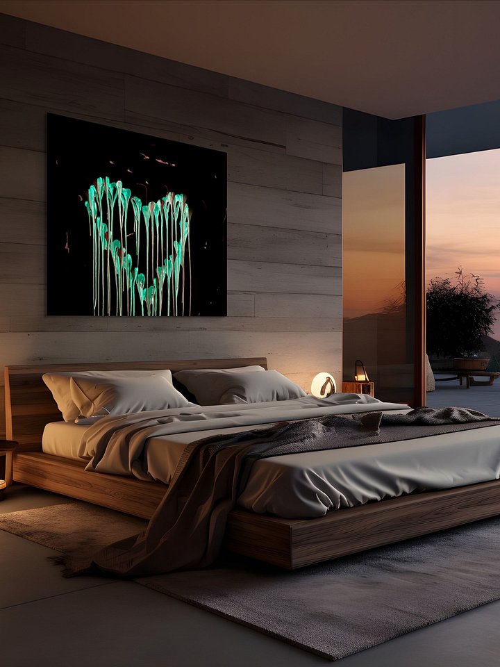 Heart of Hearts Glow Canvas Print product image (2)