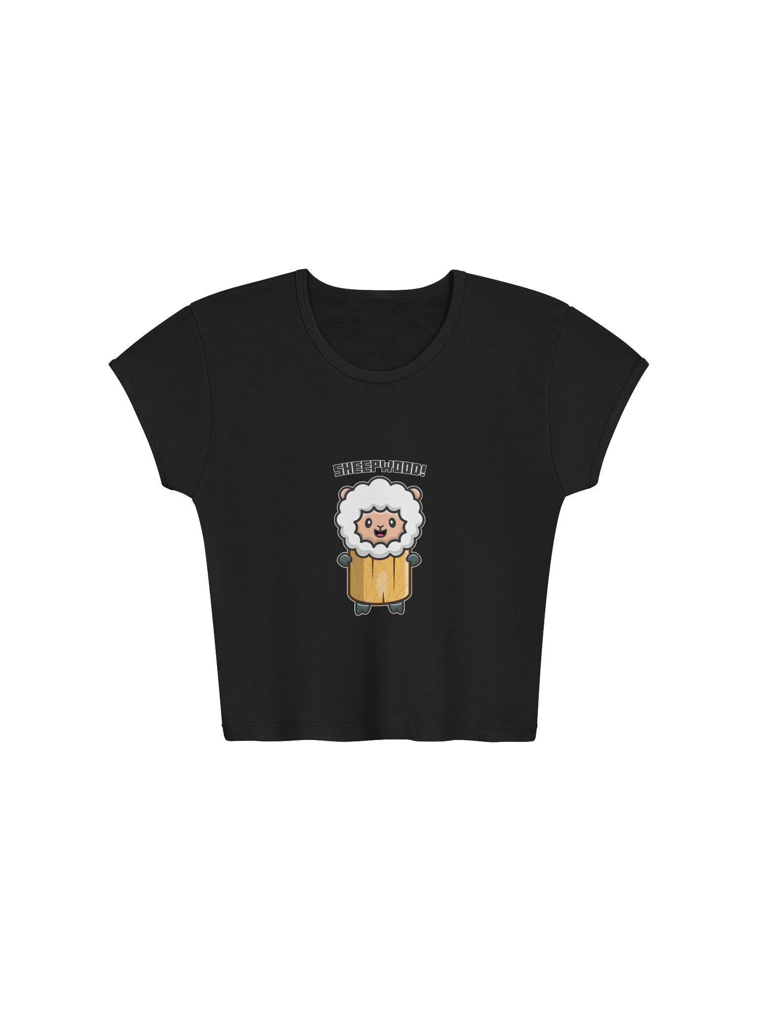 SHEEPWOOD! Mascot Ribbed Crop Tee product image (1)