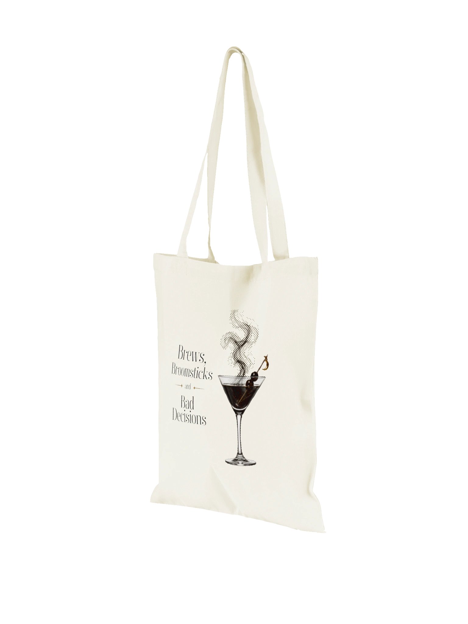 Brews, Broomsticks & Bad Decisions Tote in Natural product image (2)