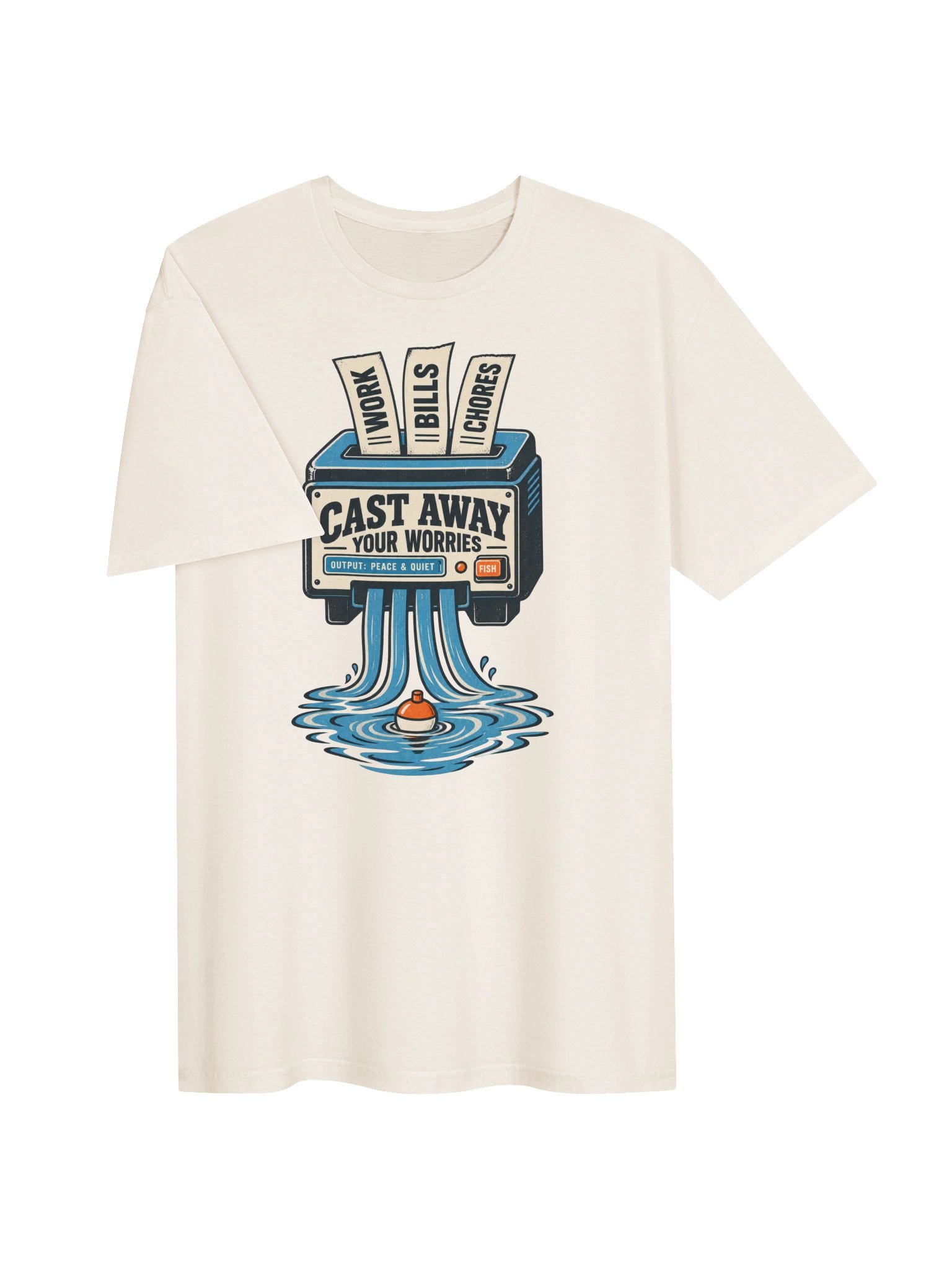 Cast Away Your Worries T-Shirt product image (3)