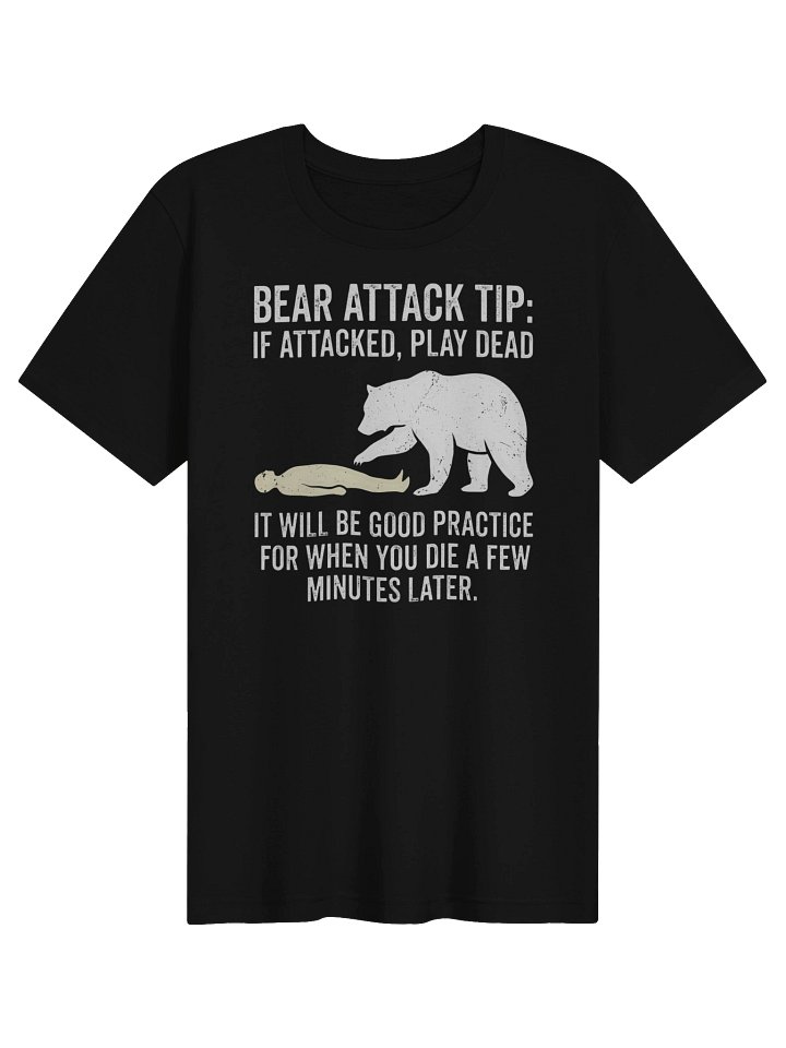 Bear Attack Tip Funny Hiking Tee product image (5)