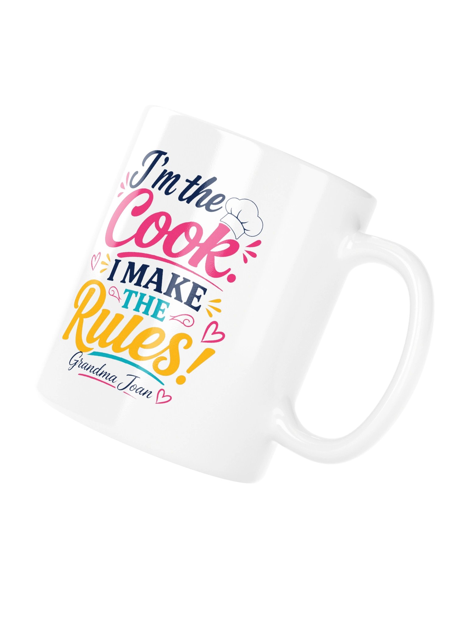 I'm the Cook, I make the Rules! - White Glossy Mug product image (5)