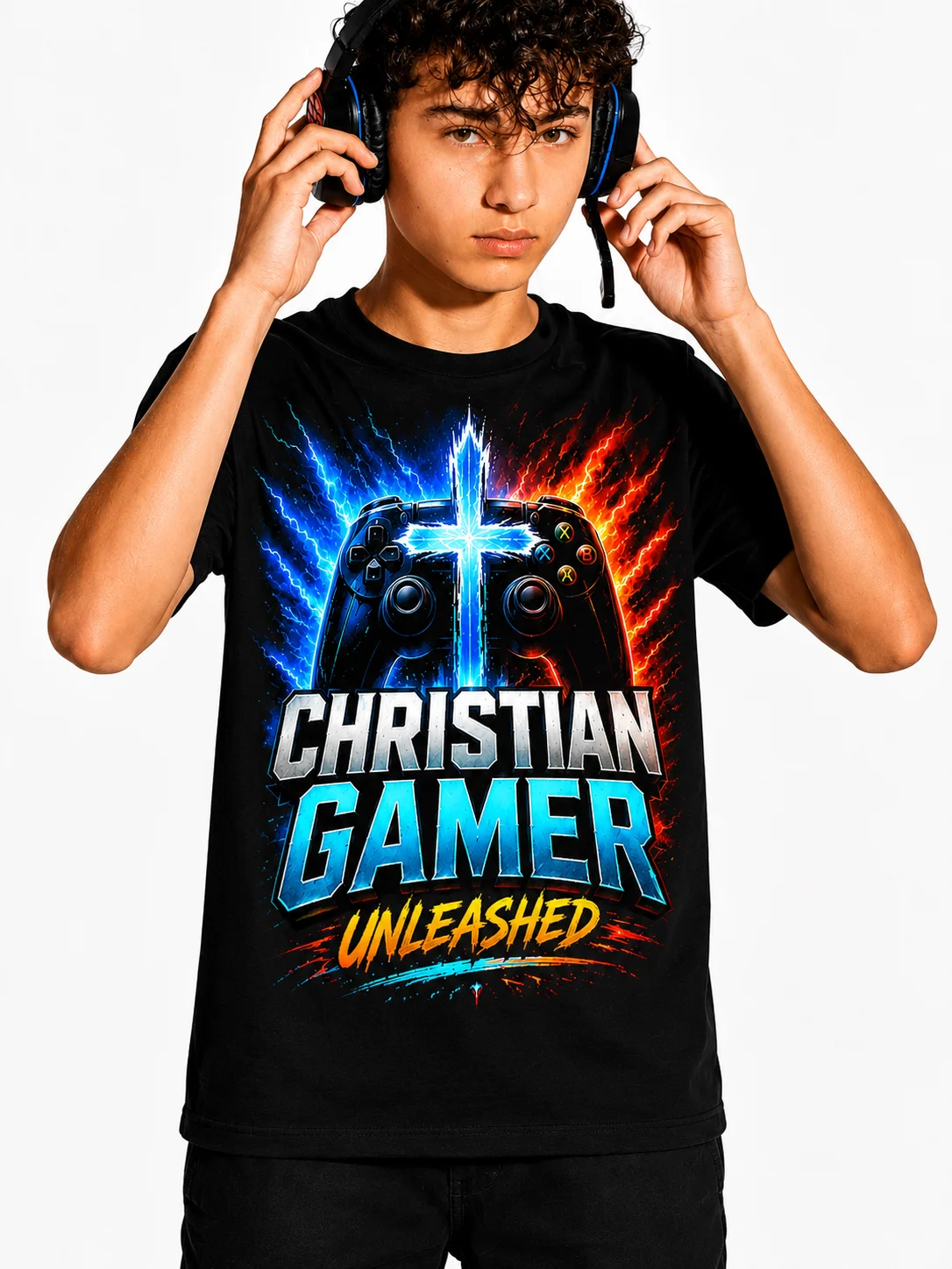Christian Gamer Unleashed - Unisex - Founder’s Edition T-Shirt product image (4)