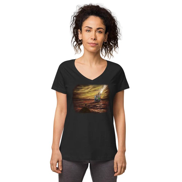 One Piece Under Red Skies V-neck product image (1)