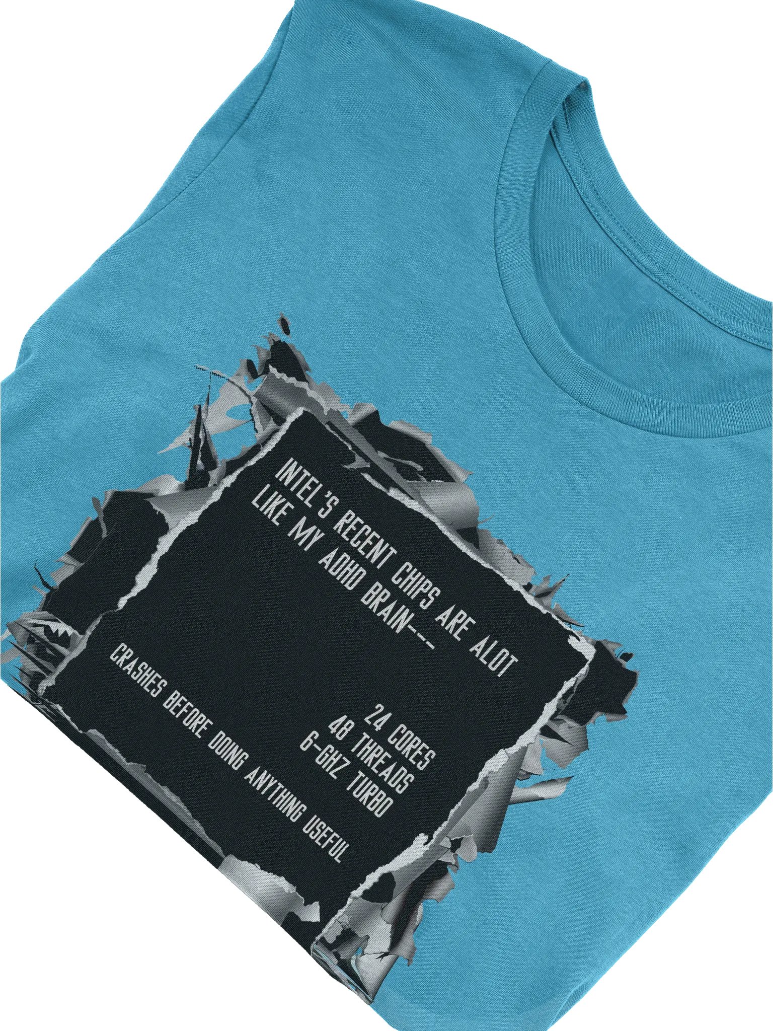 Intel Chip ADHD Brain T-Shirt product image (50)