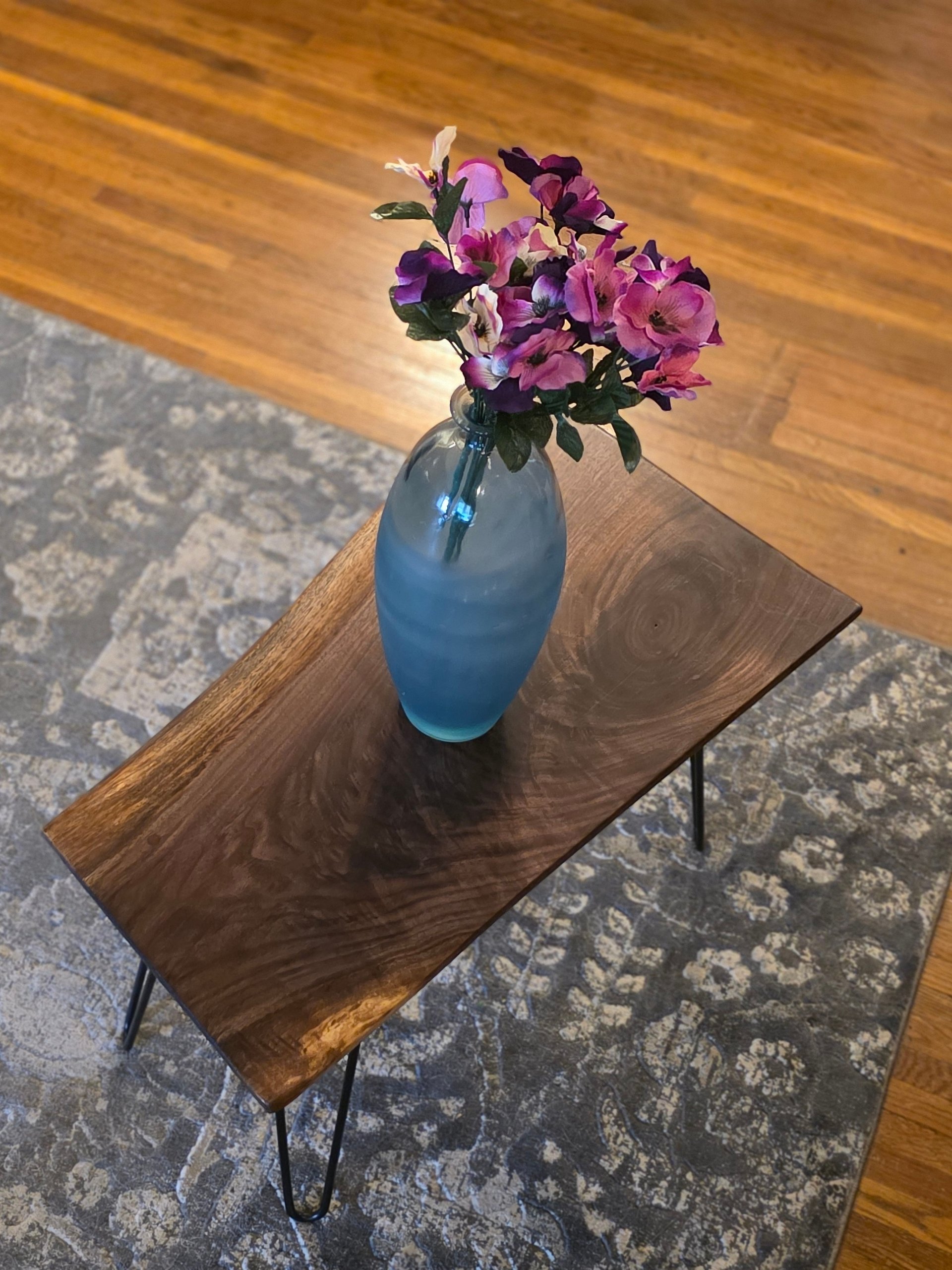 Live Edge Walnut End Table product image (1)