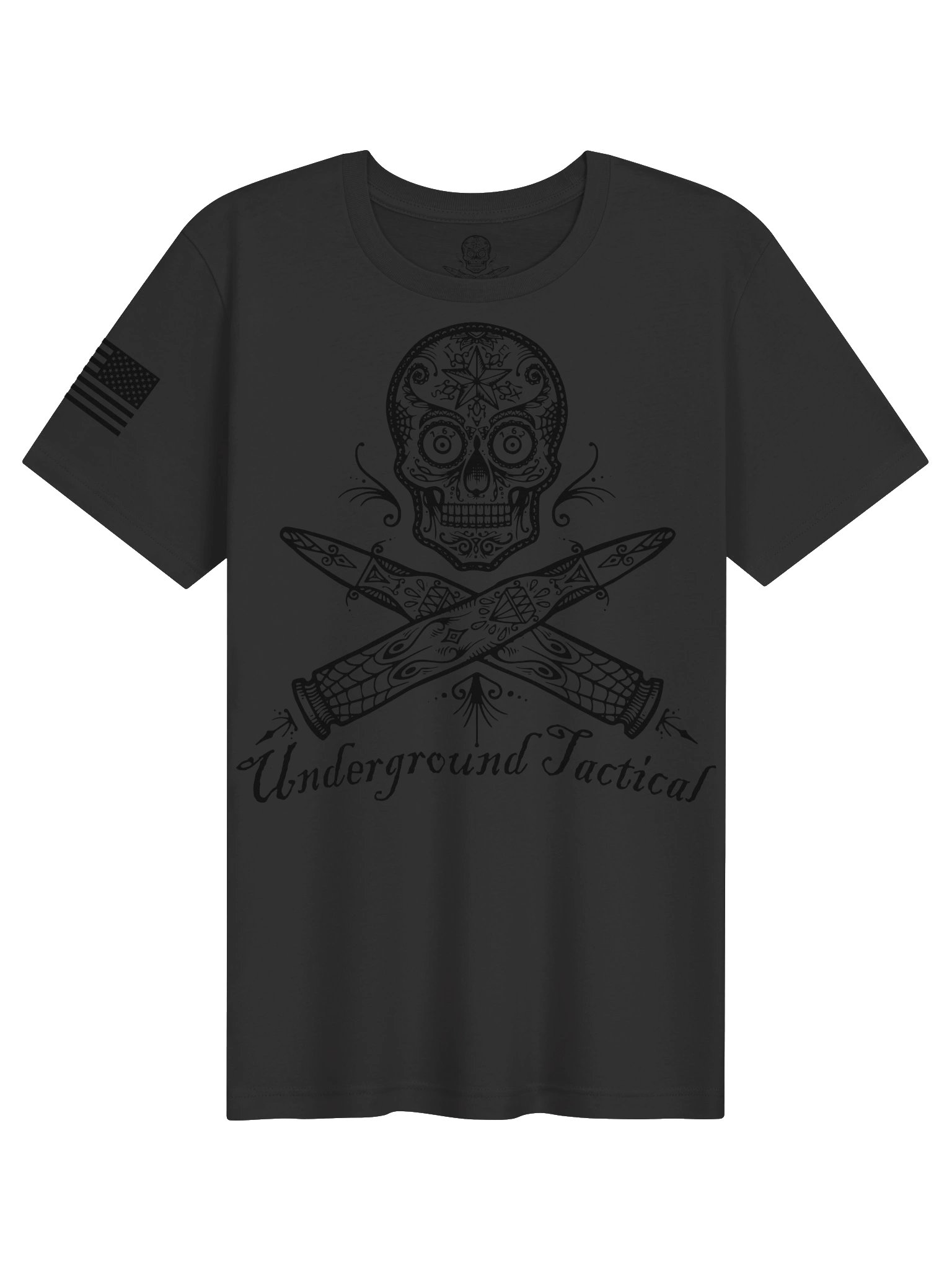 Underground Tactical monochrome logo black ink product image (9)