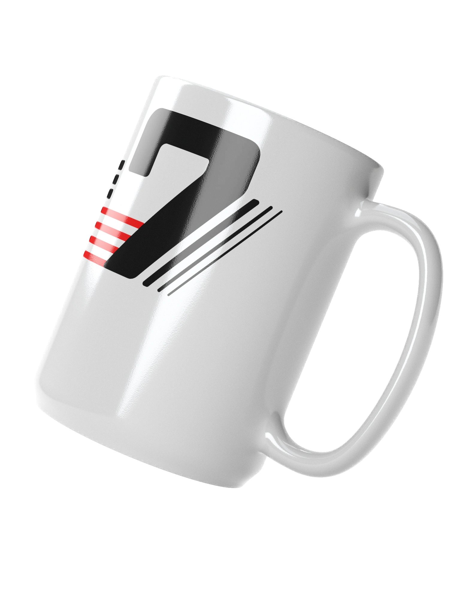 Hosaka Ono-Sendai Cyberspace 7 mug (horizontal/black on white) product image (3)