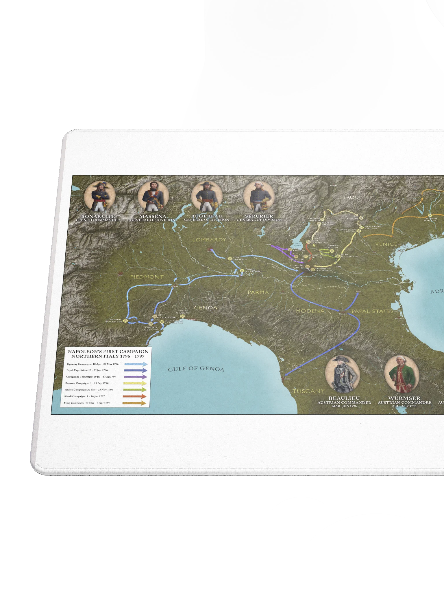 Napoleon's First Campaign - Gaming Mouse Pad product image (6)