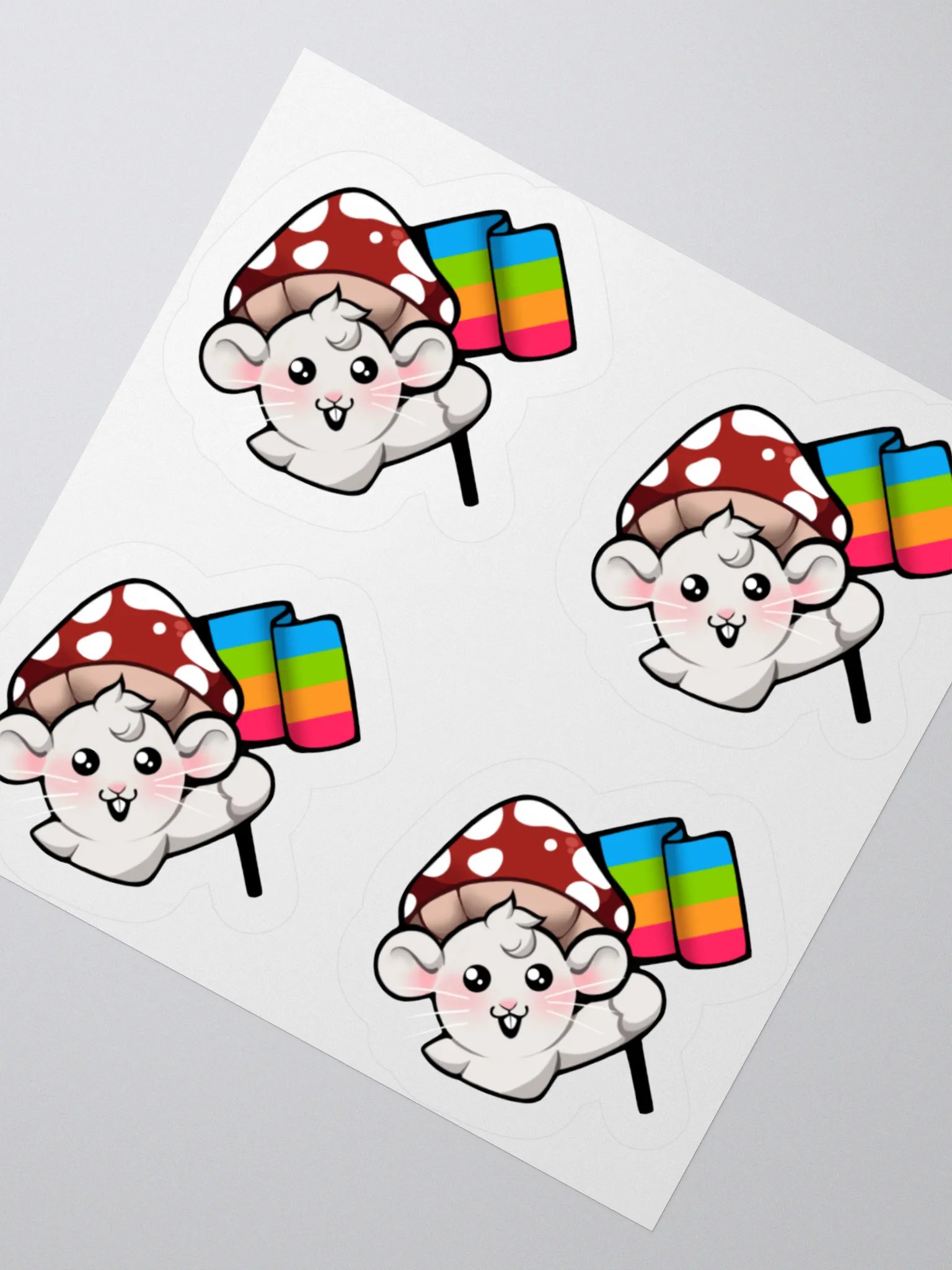 Panromantic Pride Flag Stickers product image (2)