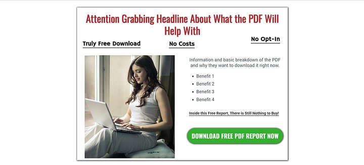 PDF Giveaway Splashpage Leads Leap Template product image (2)