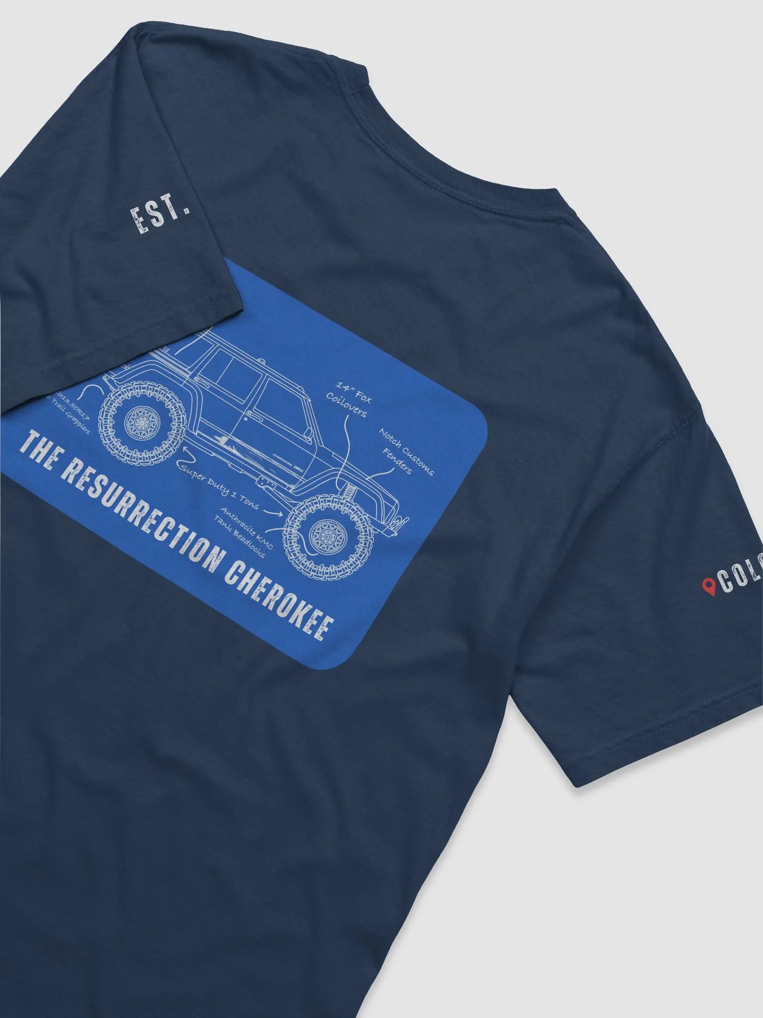 Resurrection Cherokee Blueprint T-Shirt product image (8)