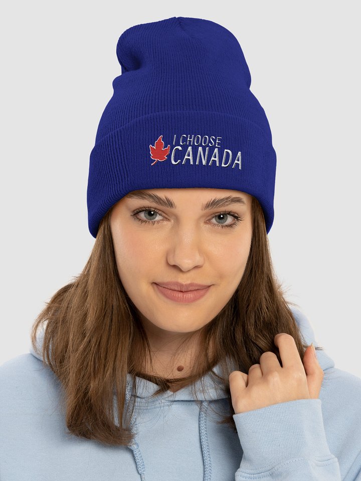I CHOOSE CANADA, WINTER EDITION TOUQUE by Claus Kellerman POV product image (7)
