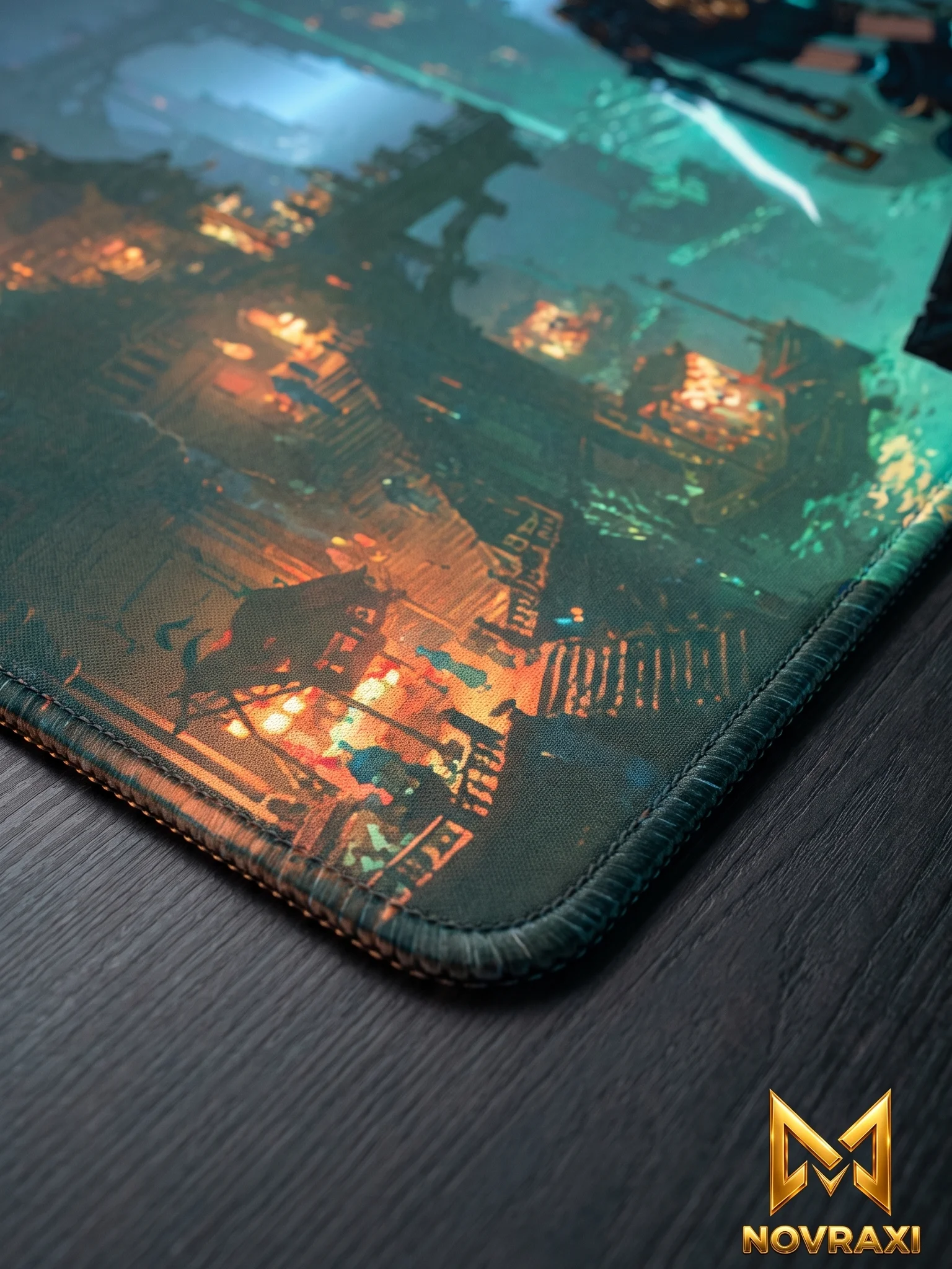 Abyssal Tides × Shadow Diver | XL Gaming Desk Mat product image (3)