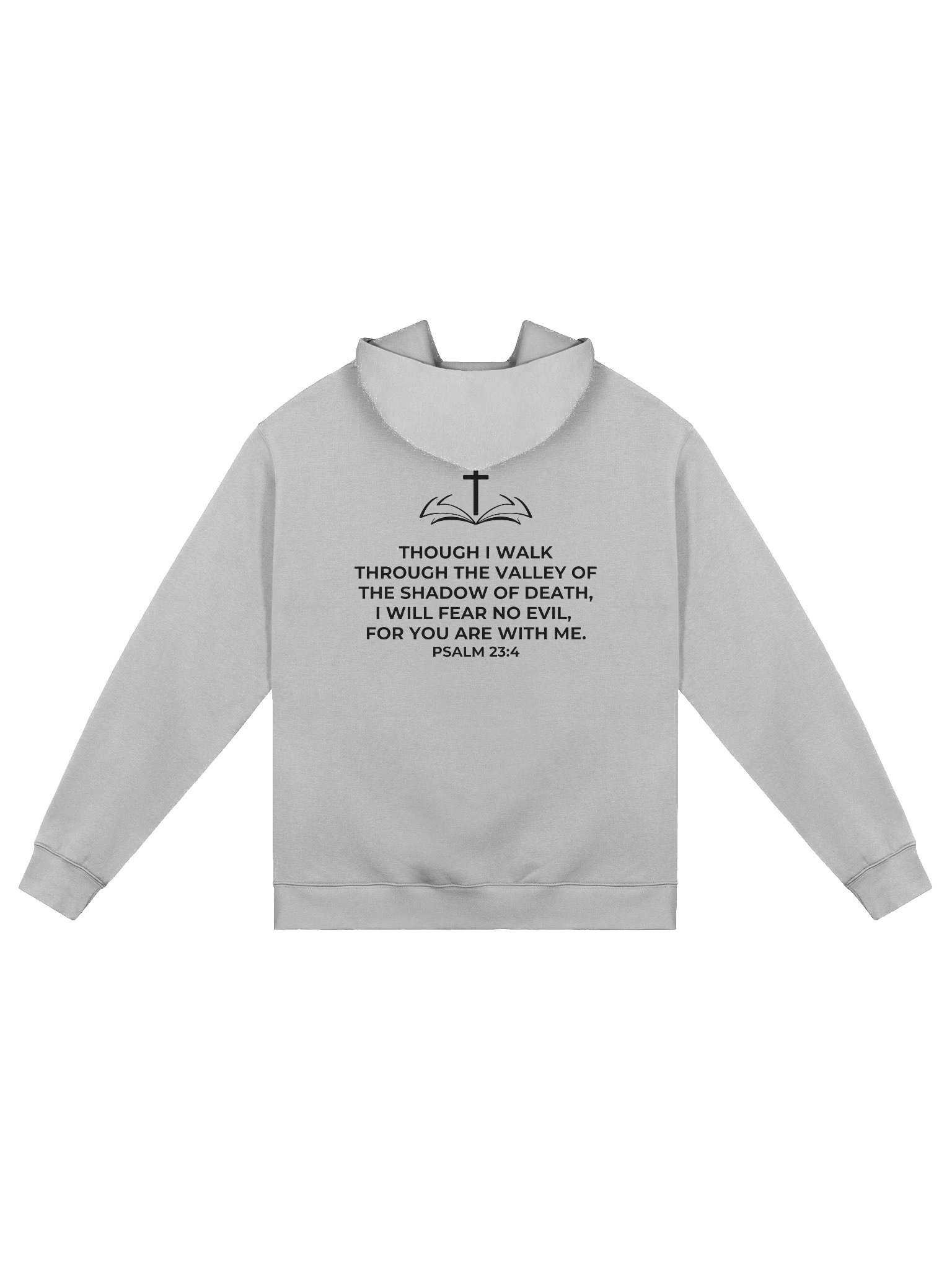 Psalm 23:4 Eclipse Oversized Hoodie [Dark] product image (3)