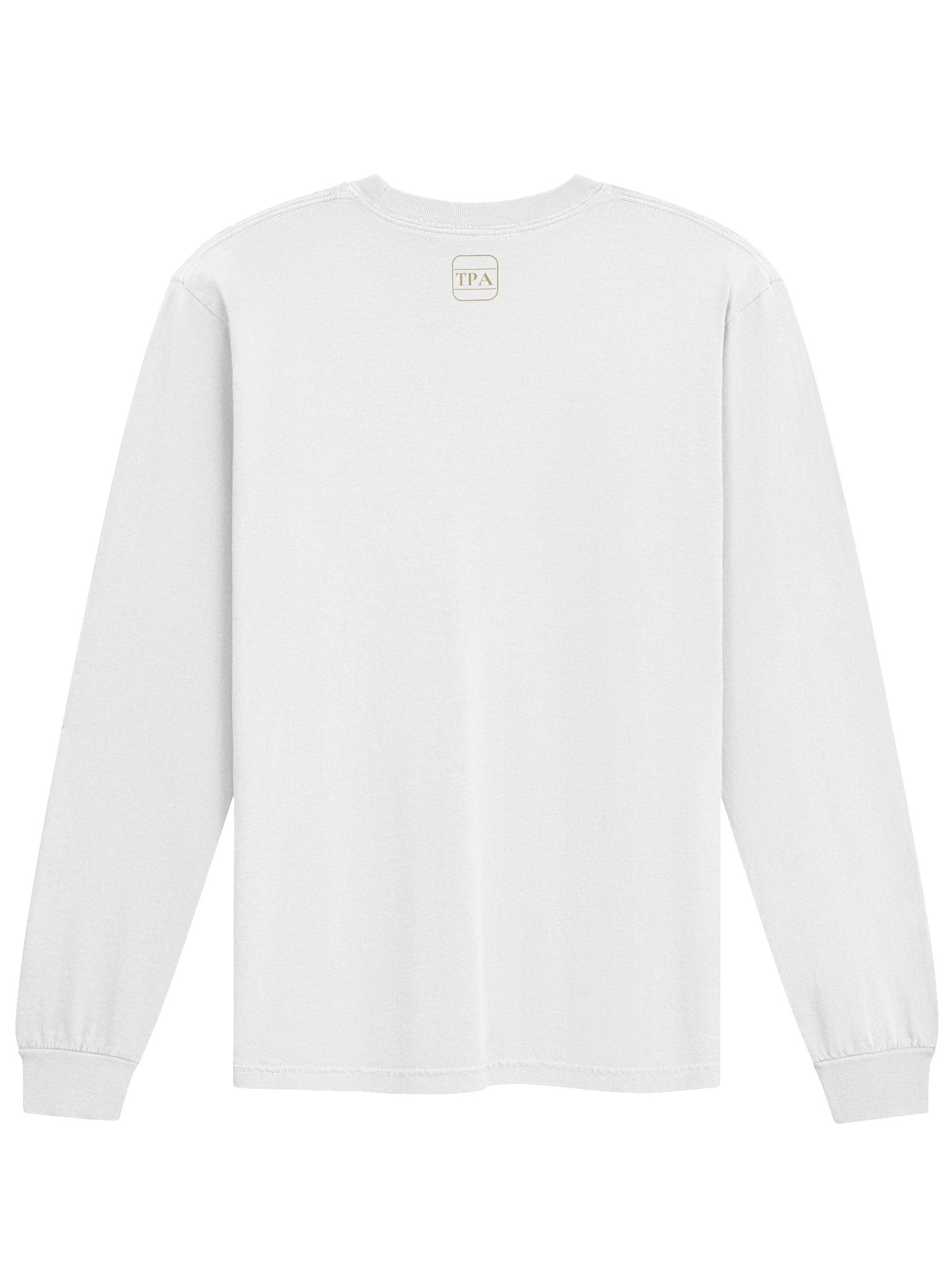 Relaxed Long Sleeve — White - Full Logo product image (2)