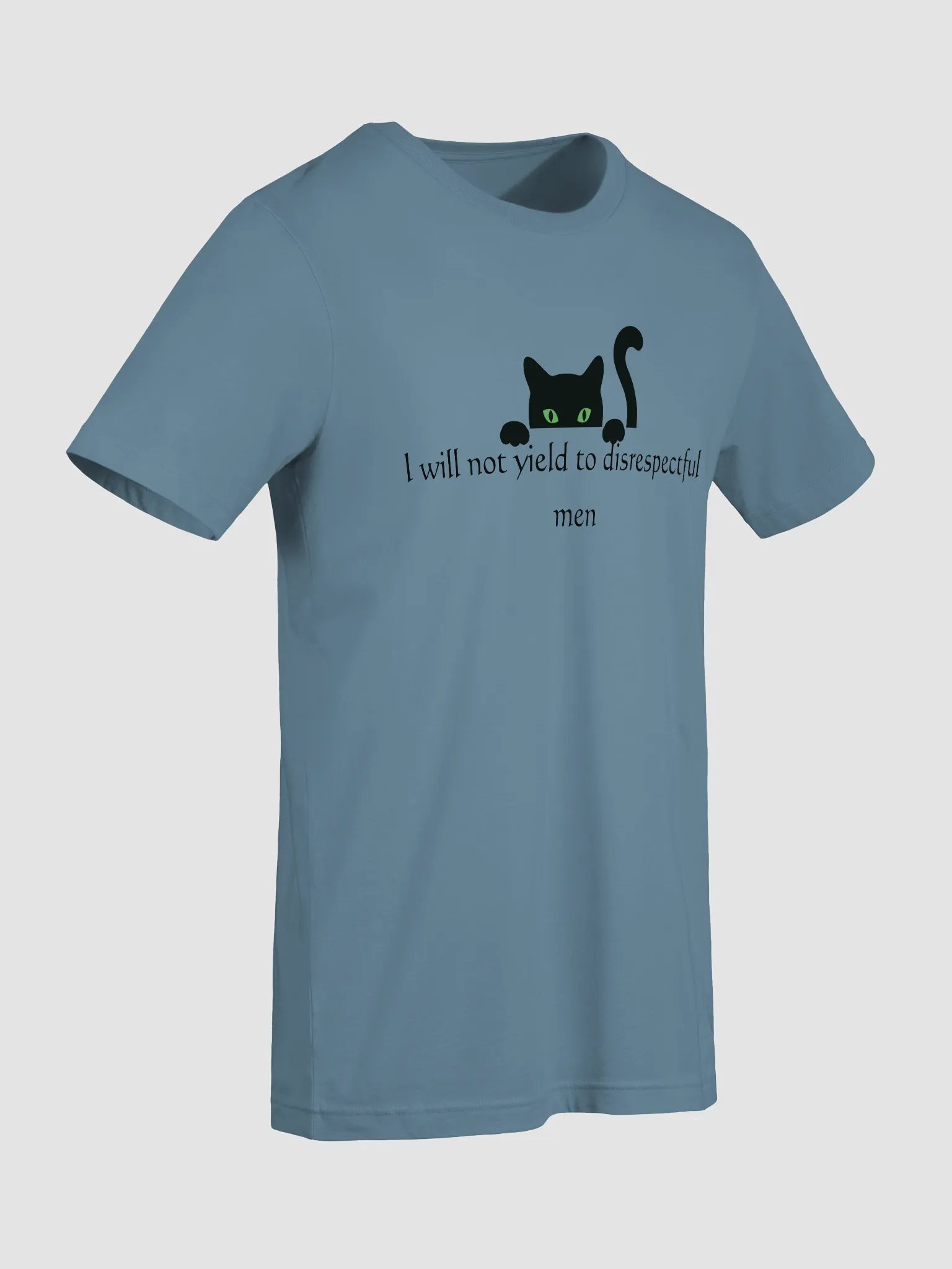 I will not yield tee with cat product image (57)